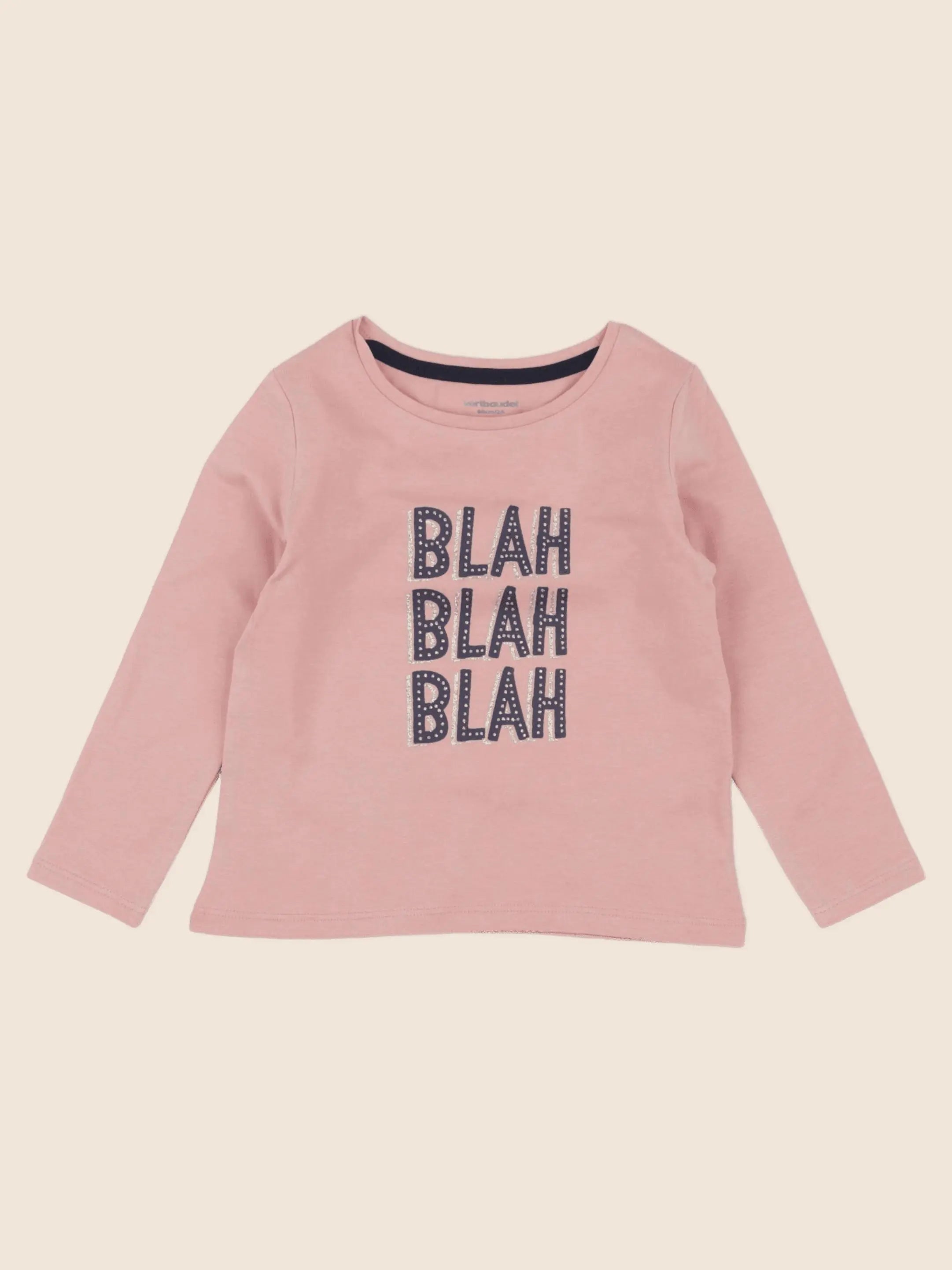 Vertbaudet - tee-shirt rose - 2 ans