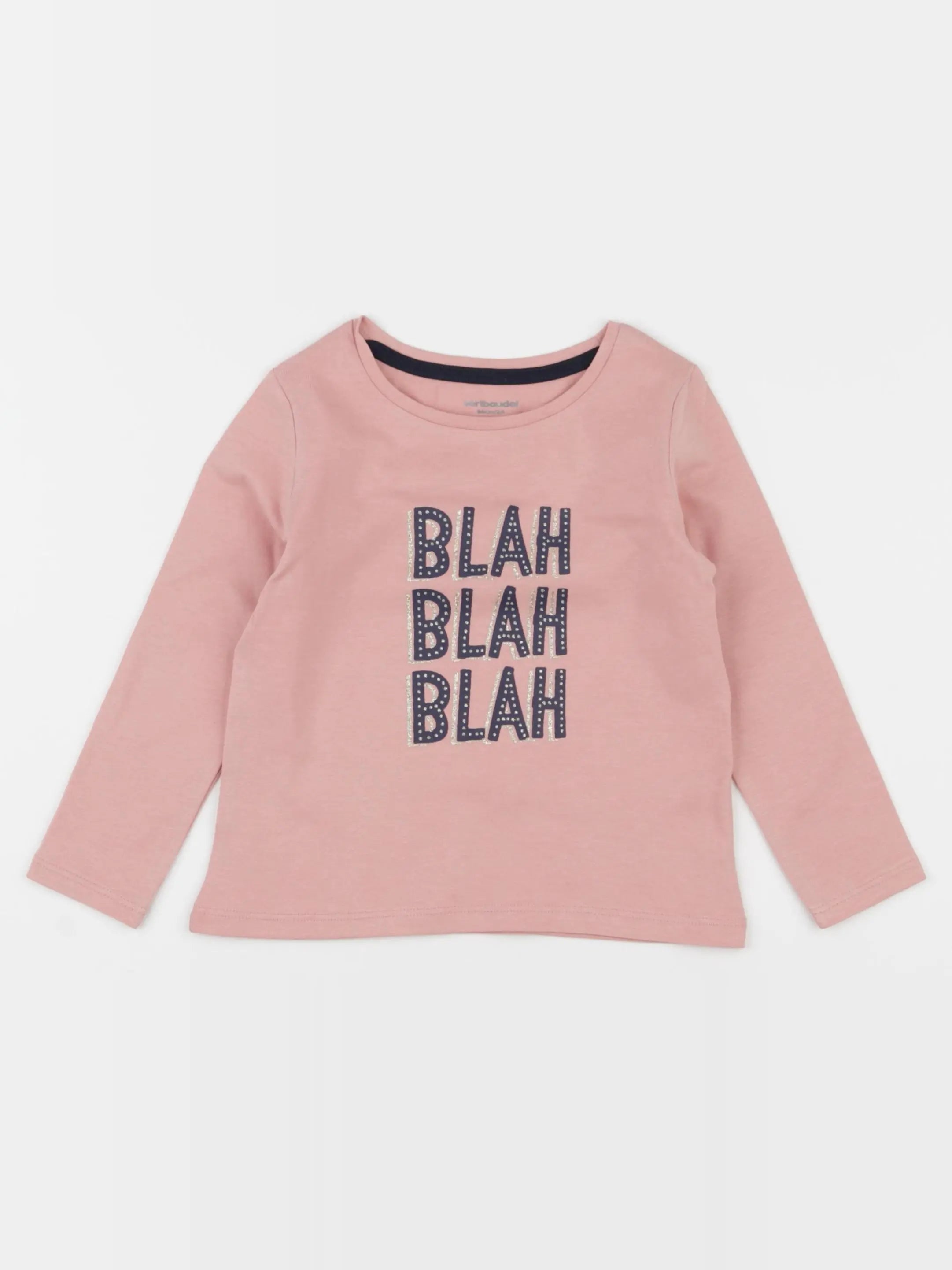 Vertbaudet - tee-shirt rose - 2 ans