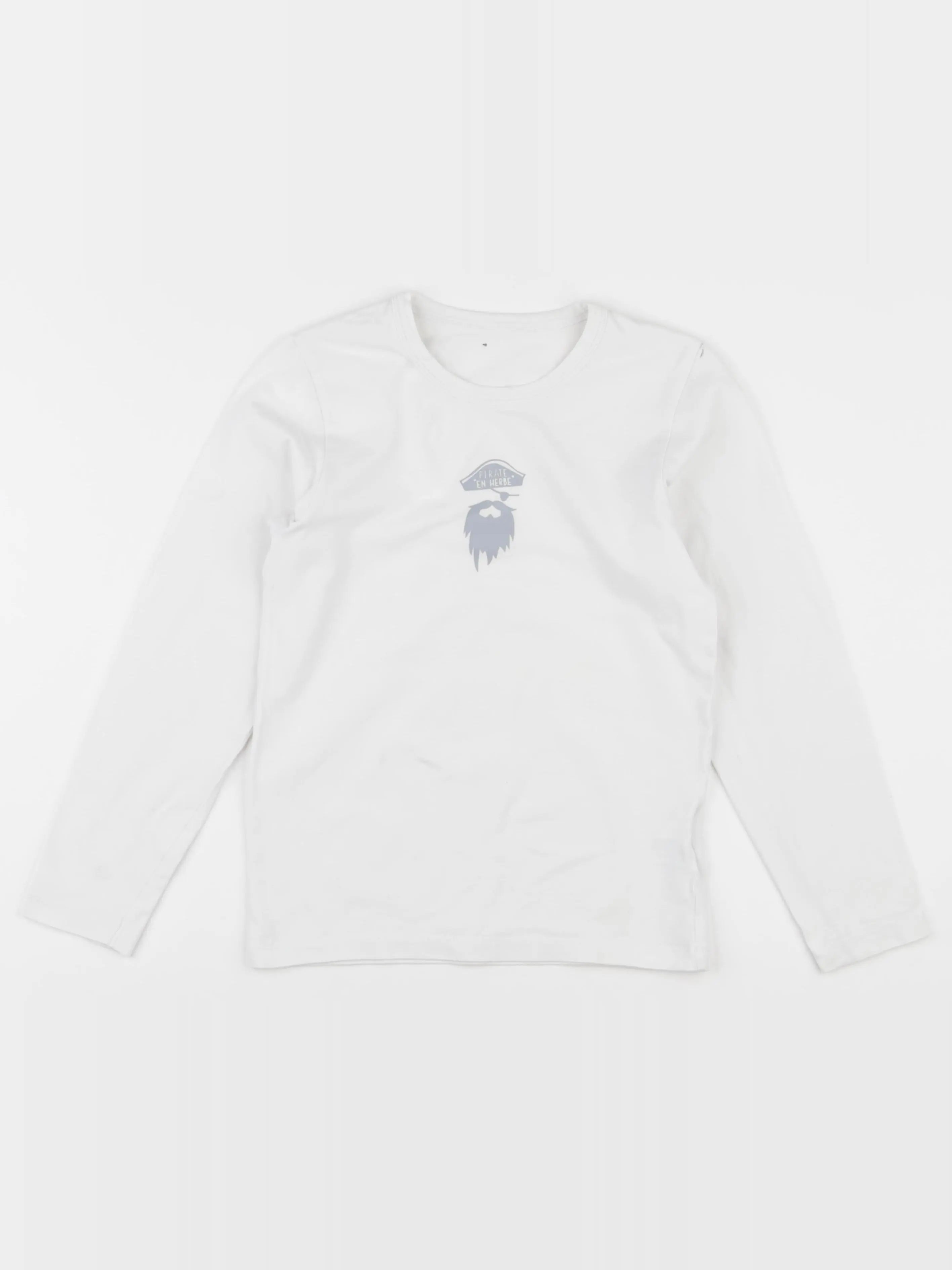 Vertbaudet - tee-shirt blanc - 10 ans