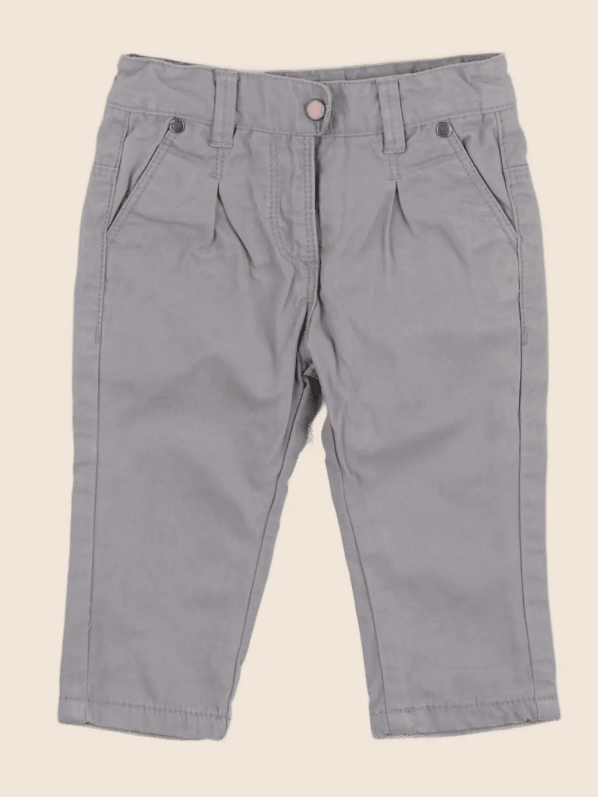 Vertbaudet - pantalon gris - 6 mois