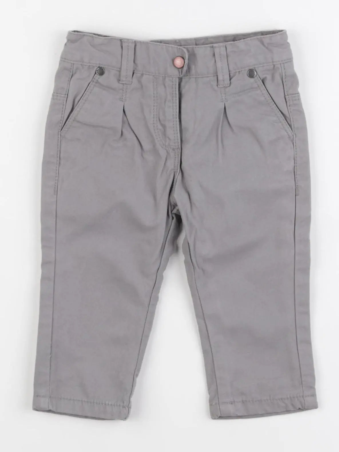 Vertbaudet - pantalon gris - 6 mois