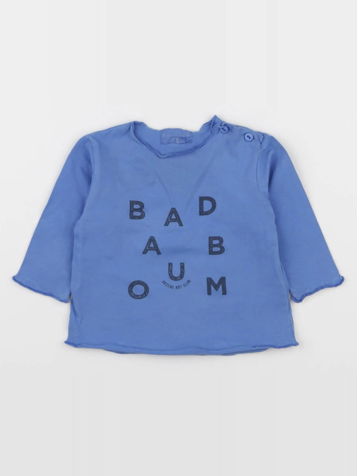 Arsène et les pipelettes - tee-shirt bleu - 6 mois