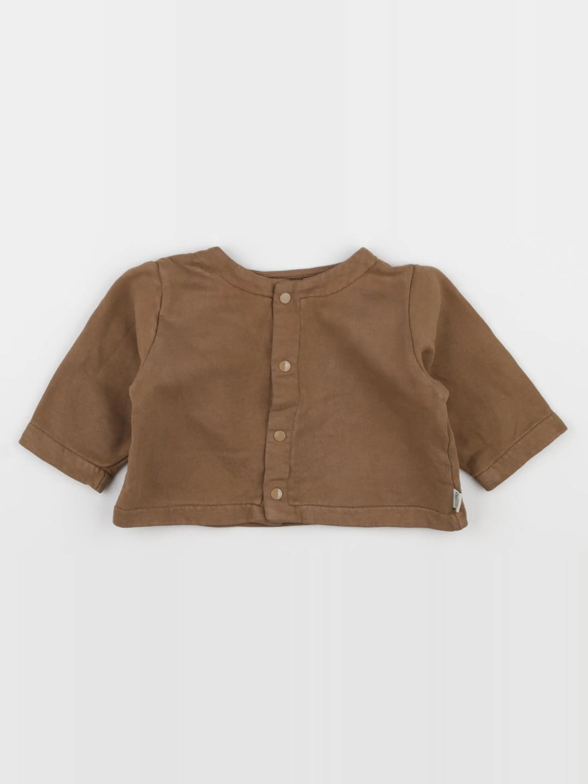 Poudre Organic - sweat marron - 6 mois