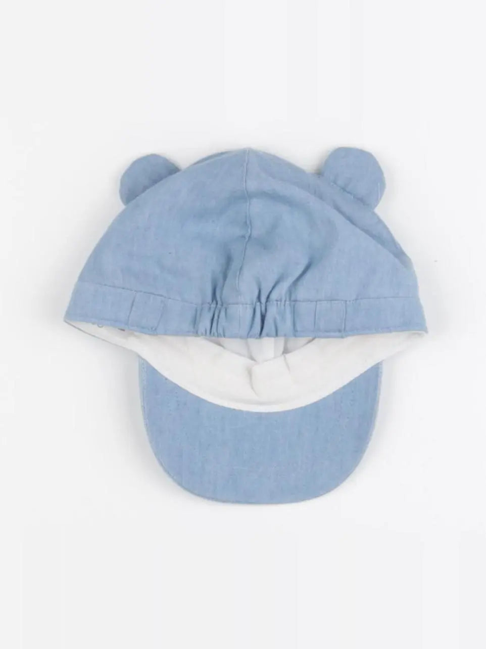 Vertbaudet - casquette bleu - 1/3 mois
