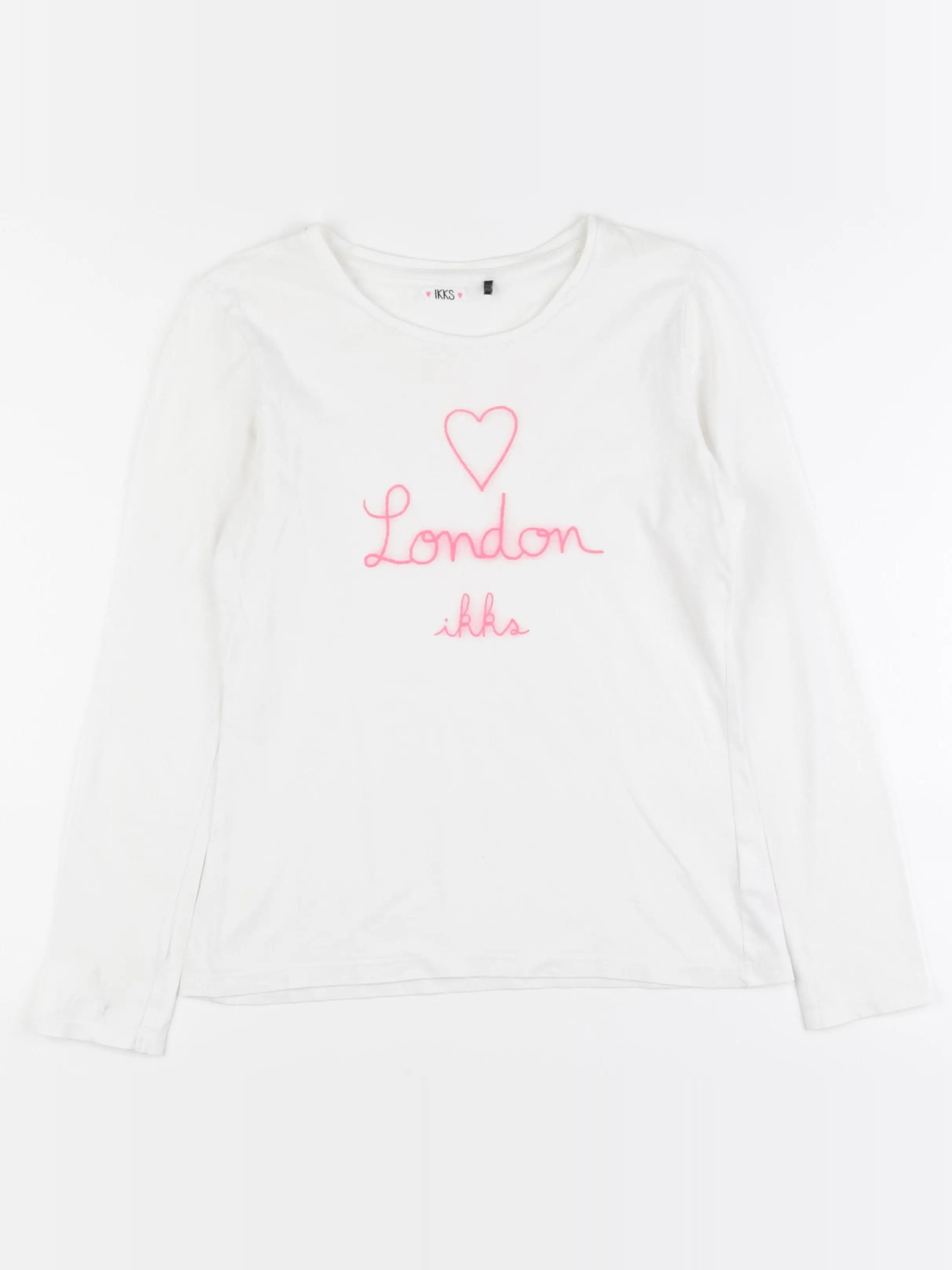IKKS - tee-shirt blanc - 12 ans