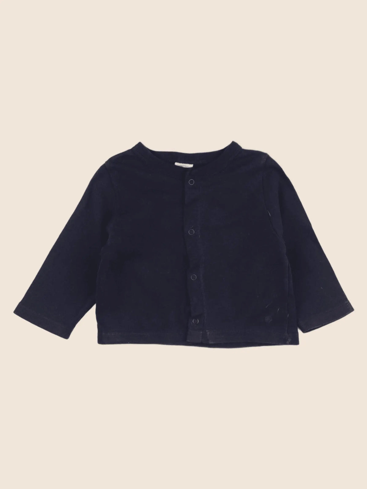 Petit Bateau - tee-shirt bleu - 12 mois
