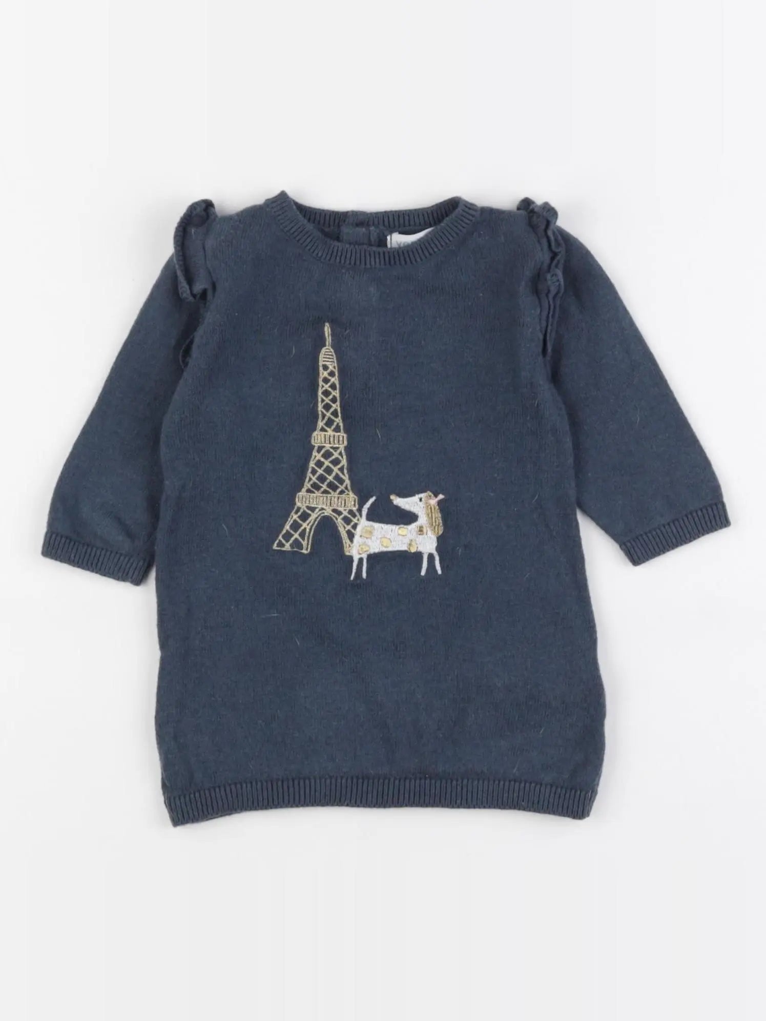 Vertbaudet - robe bleu - 3 mois