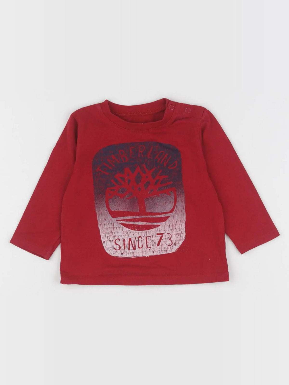 Timberland - tee-shirt rouge - 12 mois