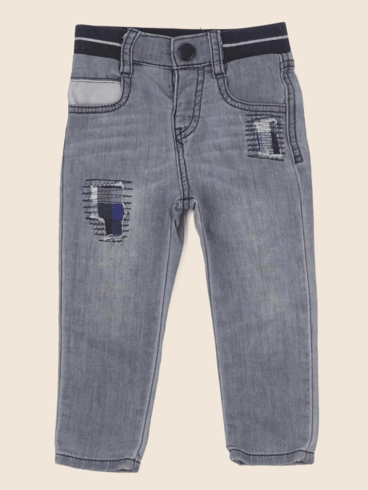 IKKS - jean gris - 18 mois