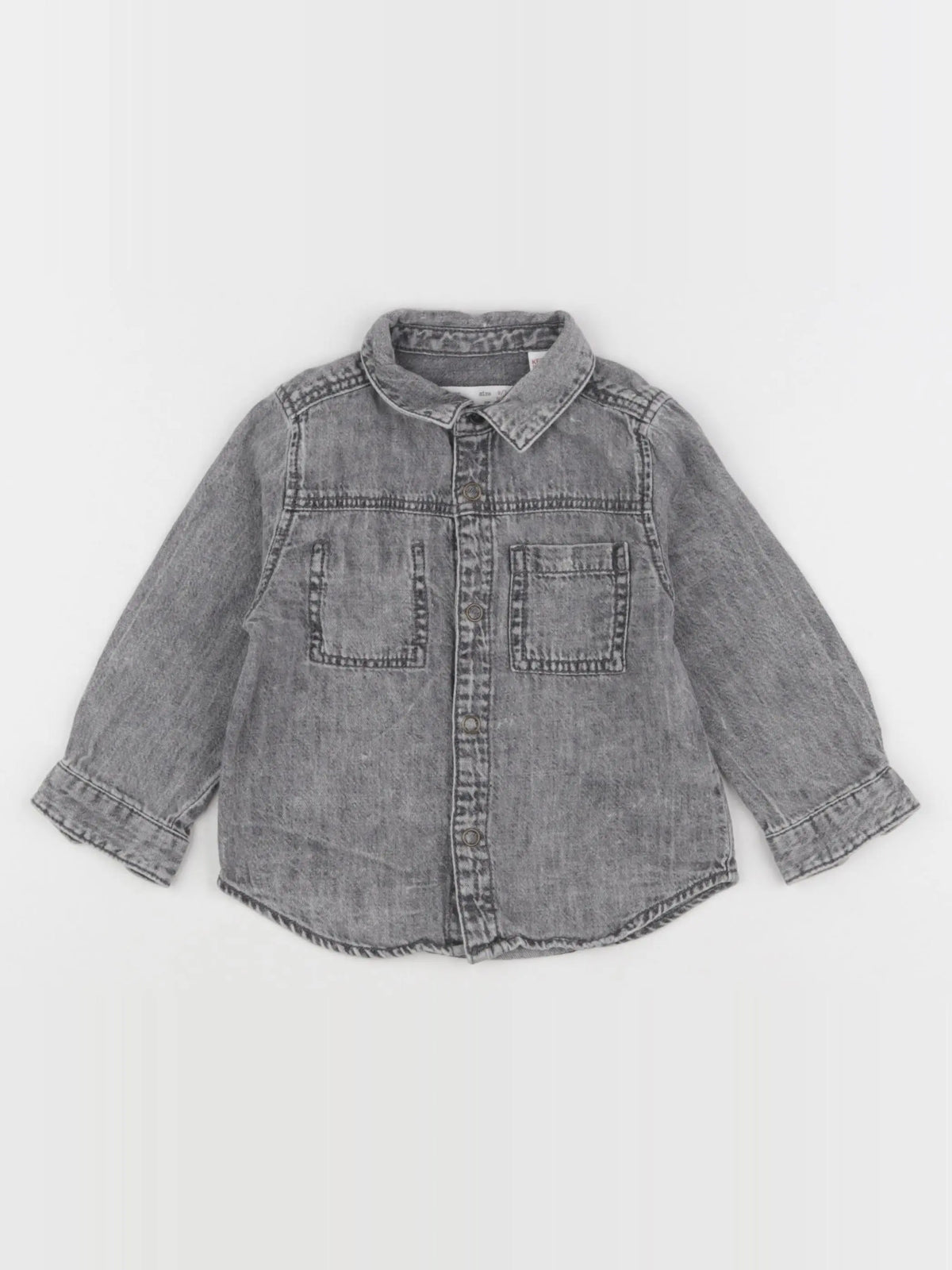 Zara - chemise gris - 9/12 mois