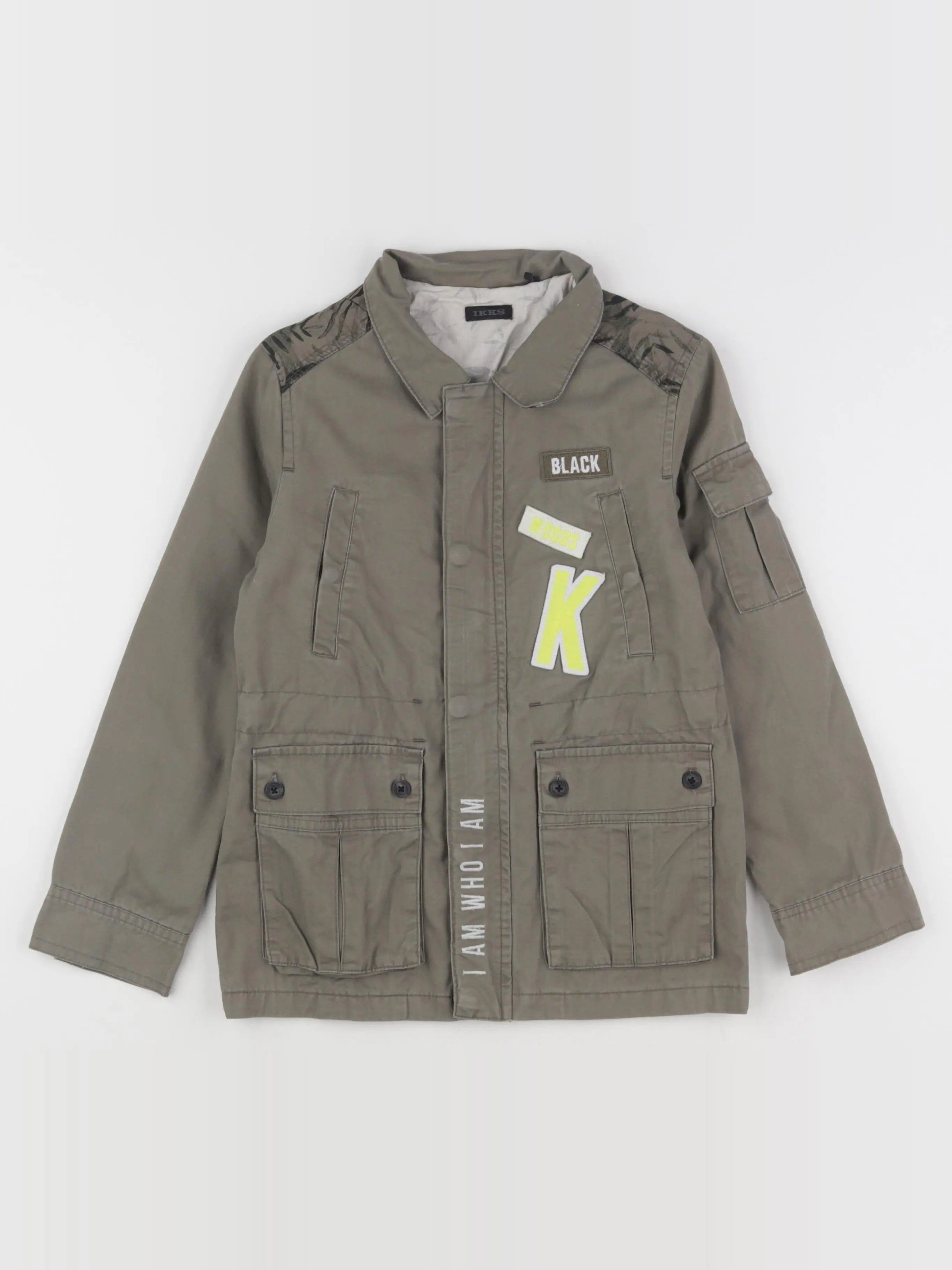 IKKS - veste vert - 8 ans