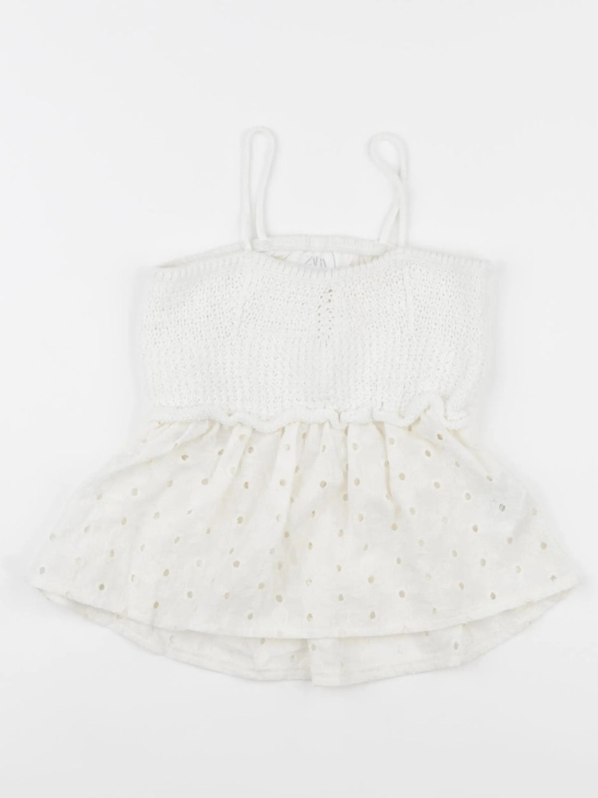 Zara - blouse blanc - 8/9 ans