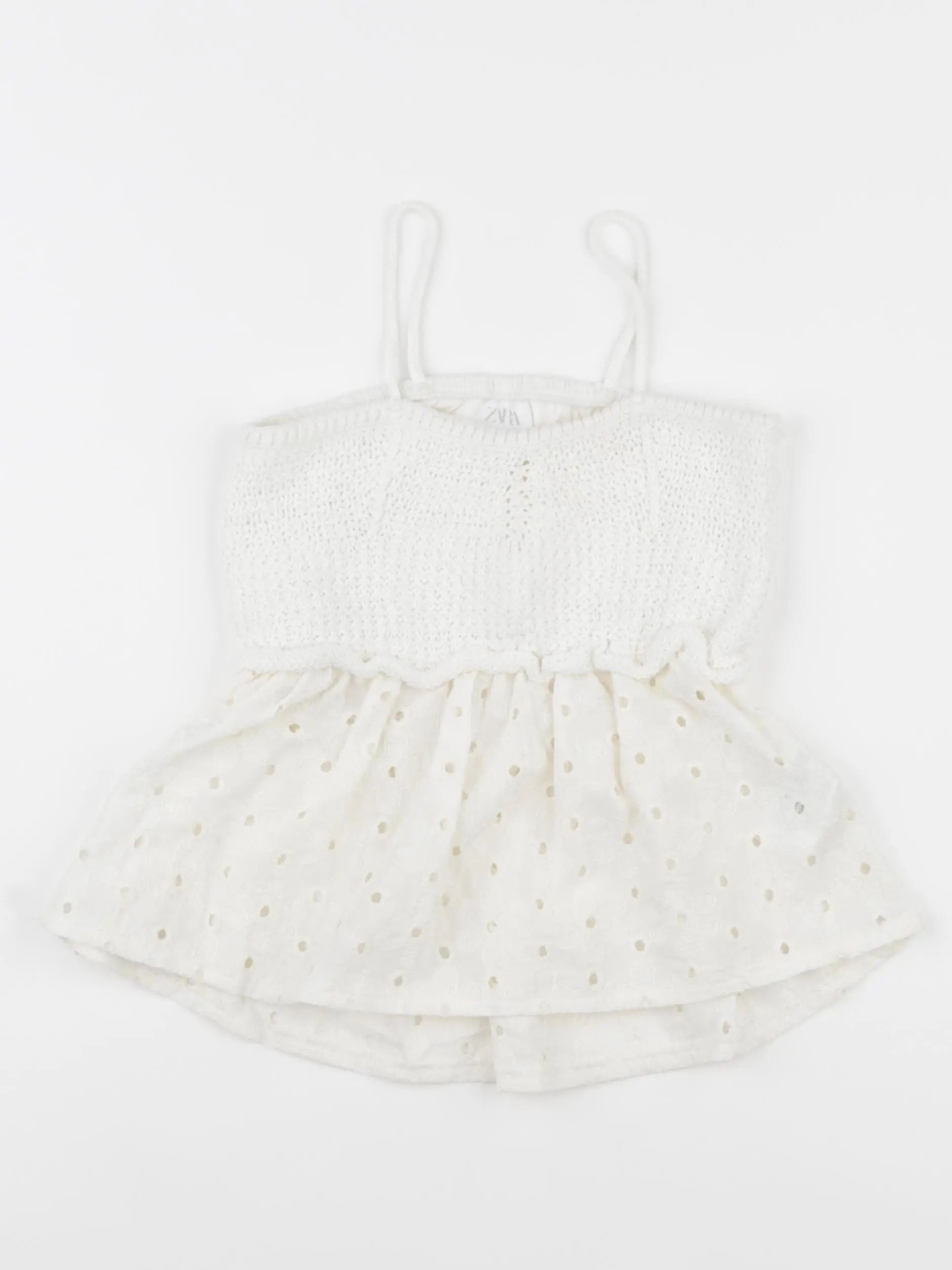 Zara - blouse blanc - 8/9 ans
