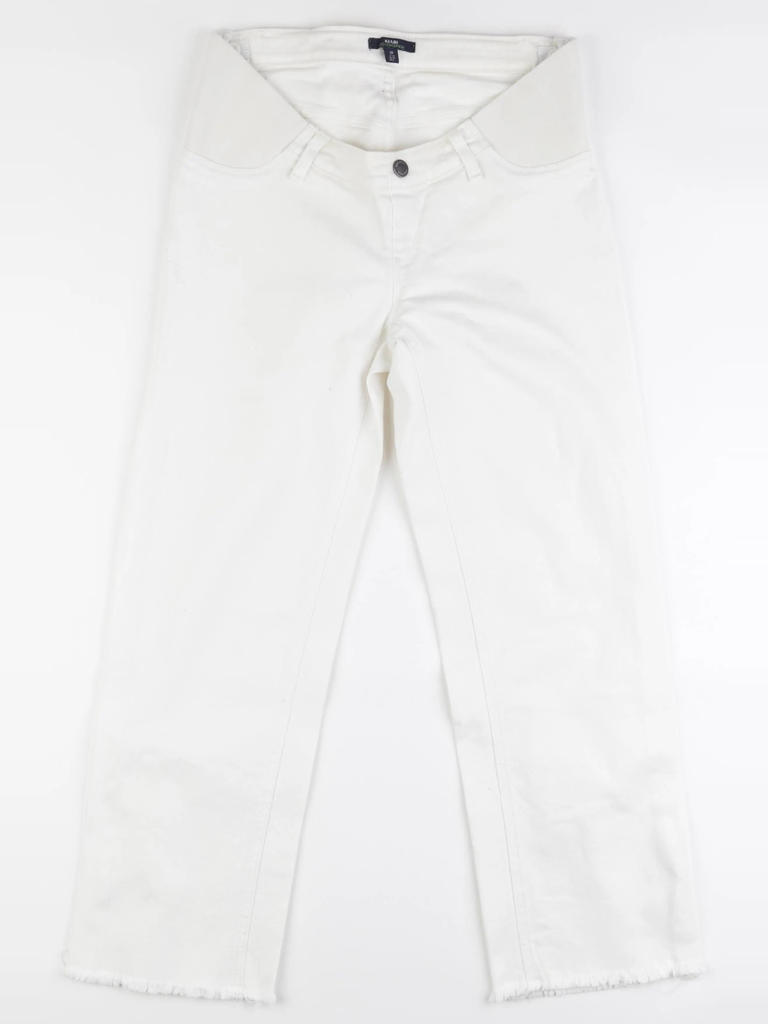 Kiabi - jean grossesse blanc - 38