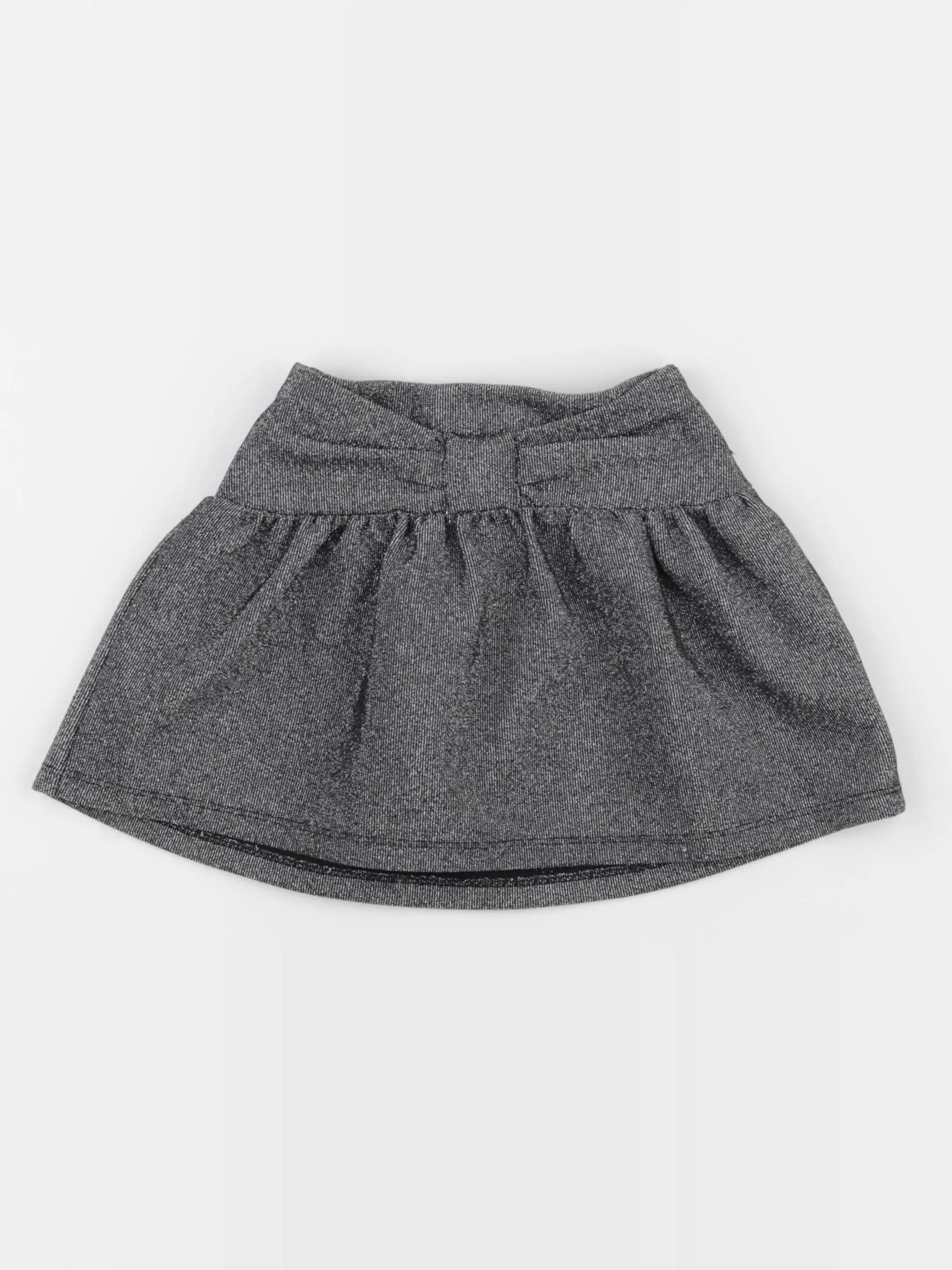 Zara - jupe noir, argent - 2/3 ans