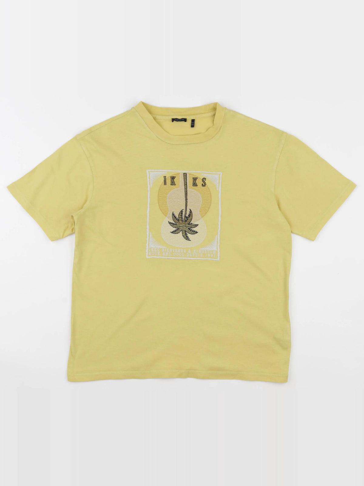 IKKS - tee-shirt jaune - 10 ans