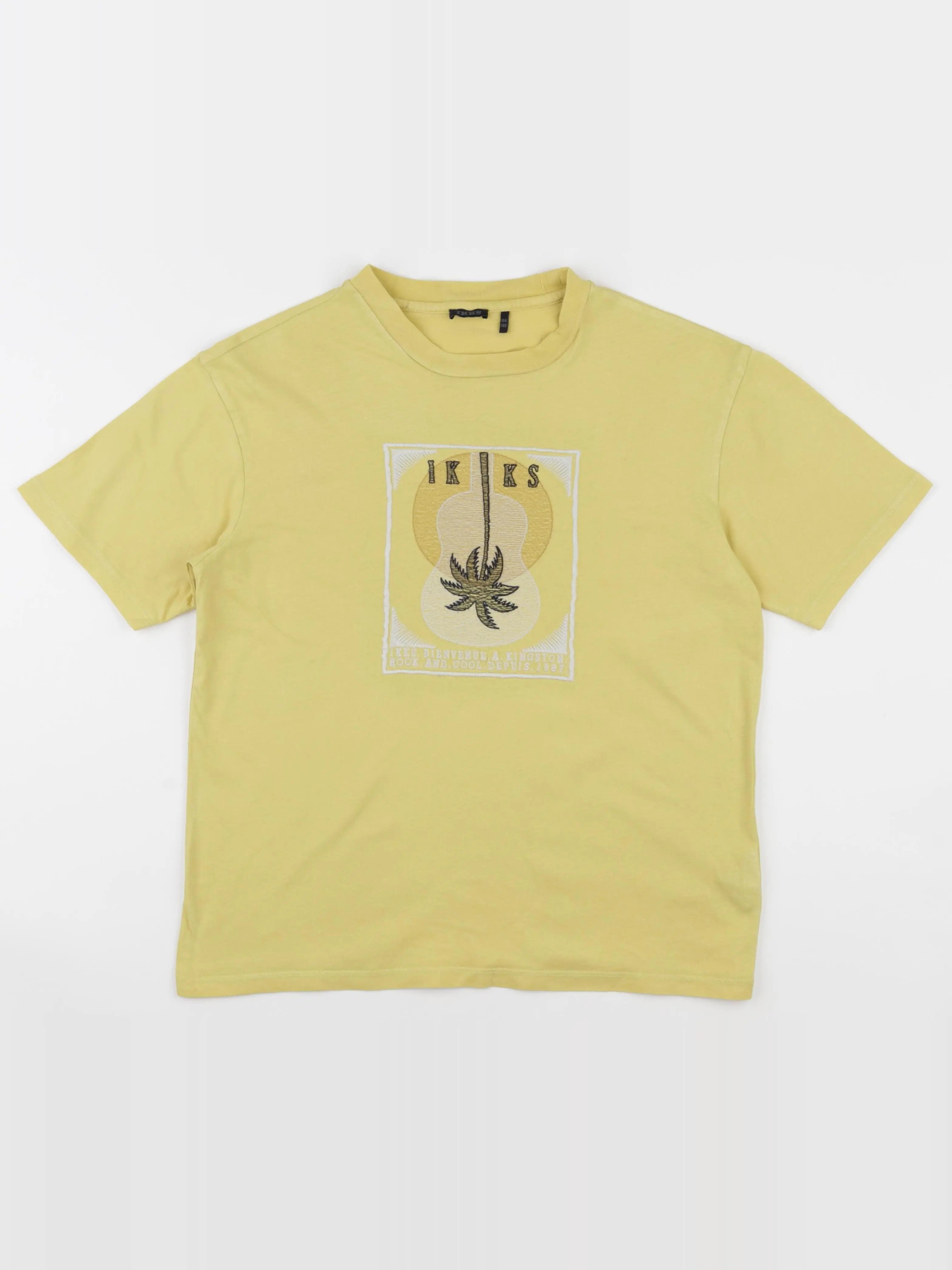 IKKS - tee-shirt jaune - 10 ans