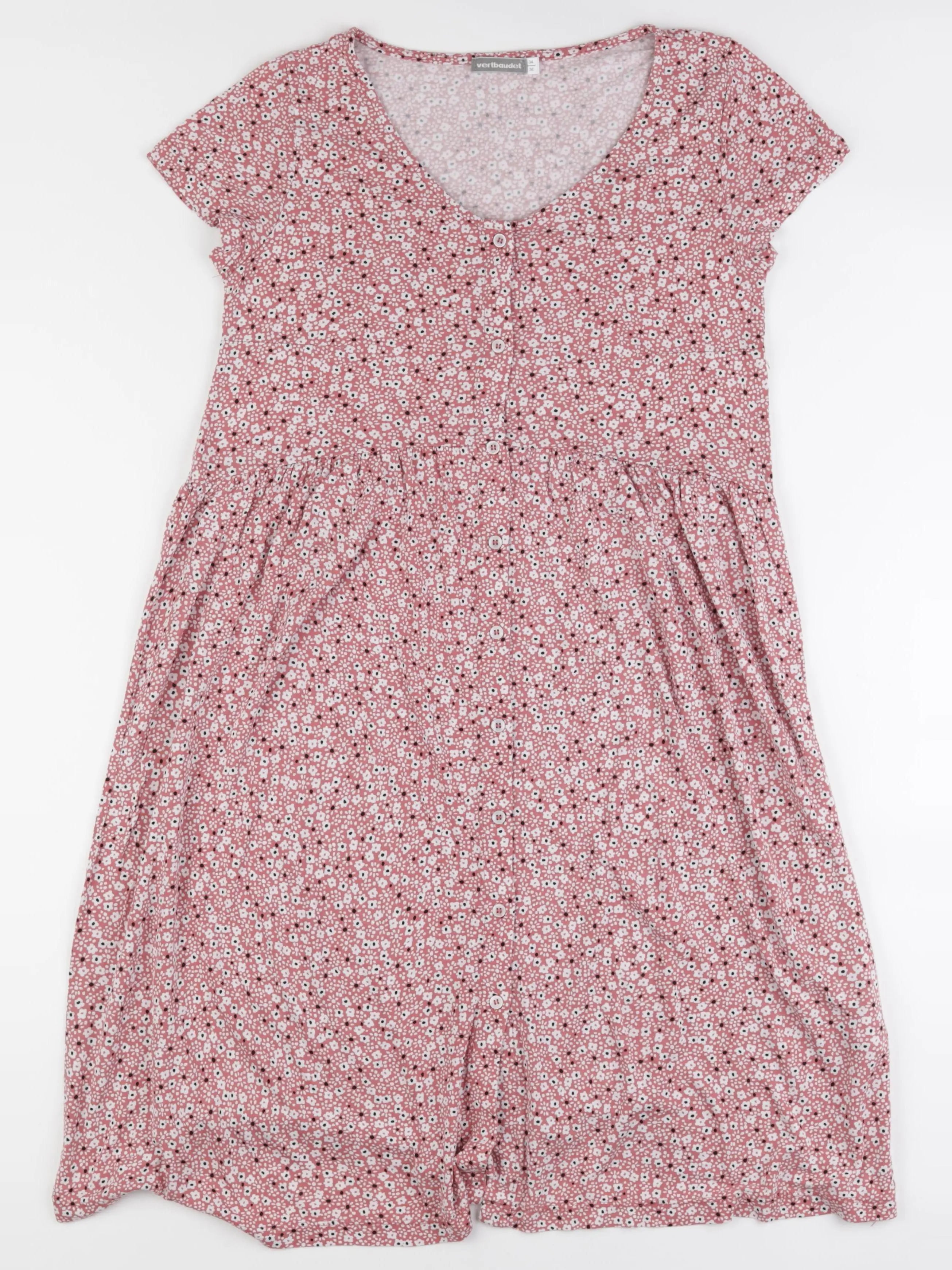 Vertbaudet - robe grossesse rose, blanc - 34 à 36