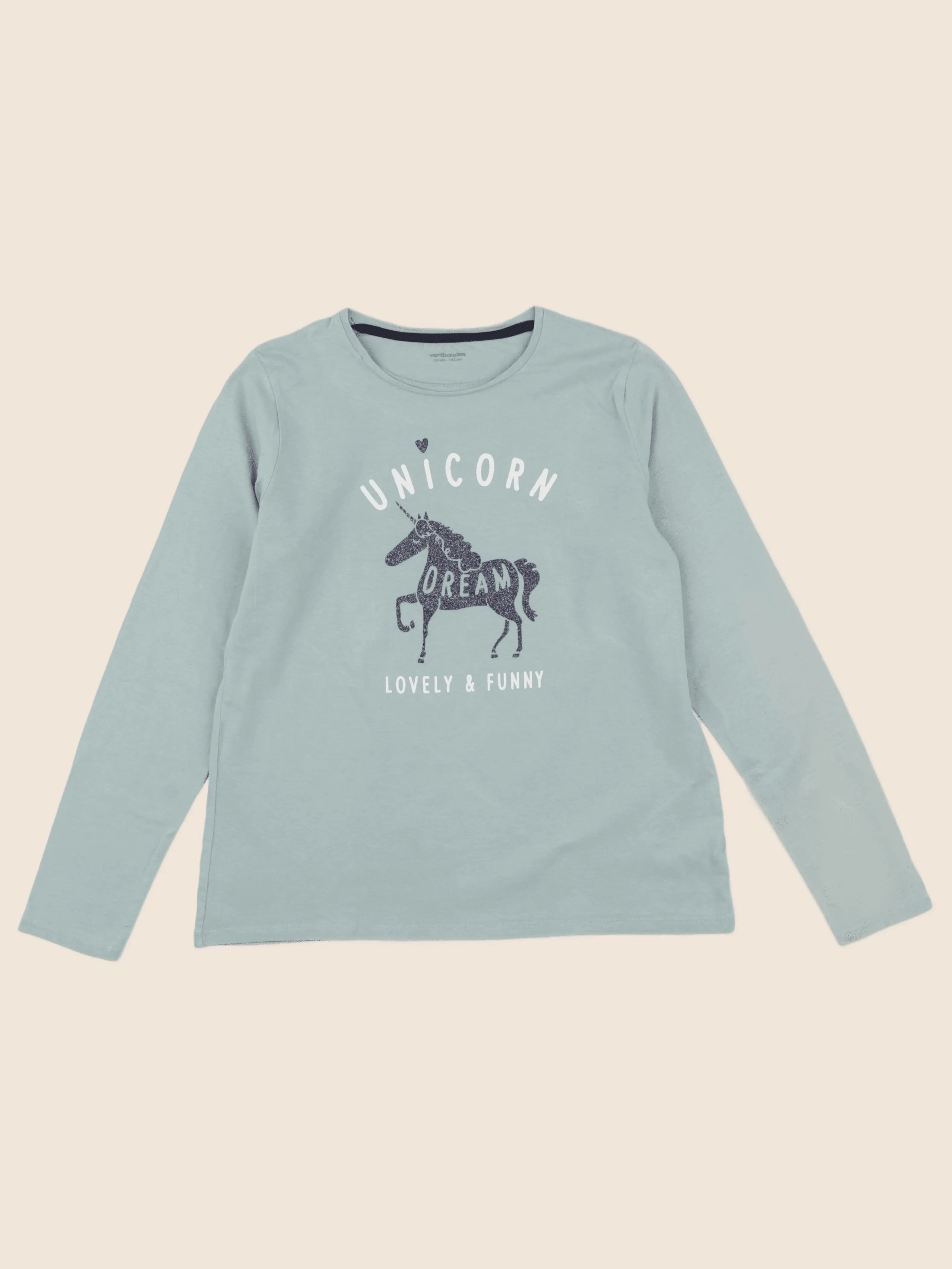 Vertbaudet - tee-shirt vert - 12 ans