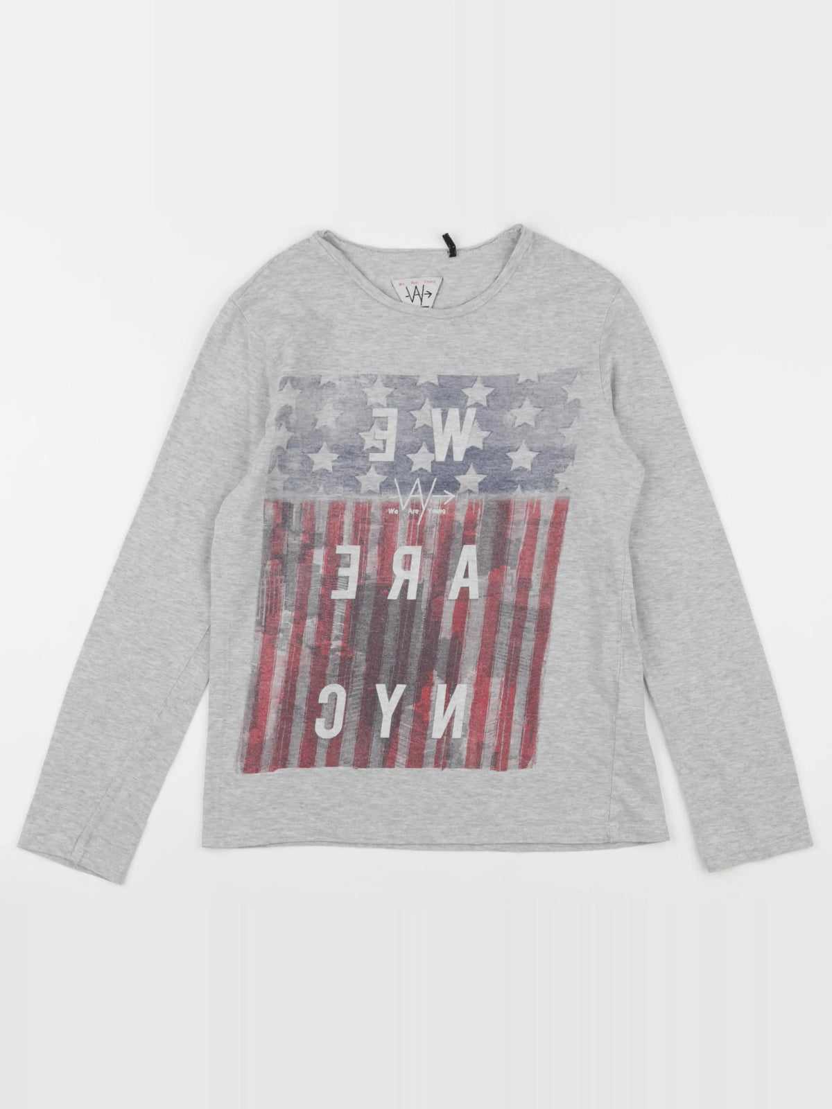 IKKS - tee-shirt gris - 10 ans