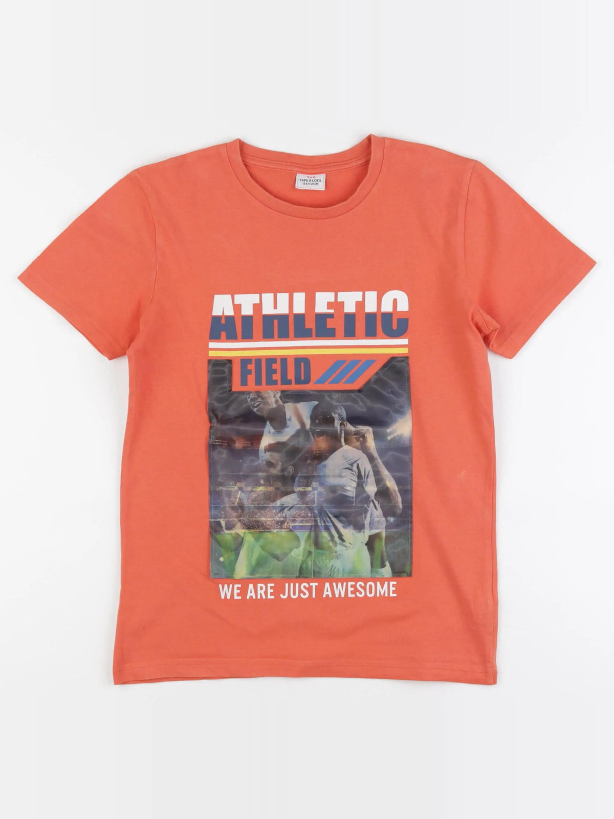 Tape à l'oeil - tee-shirt orange - 10 ans