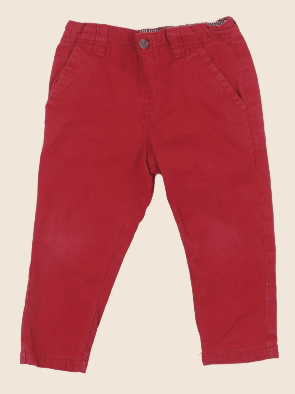 Boutchou - pantalon rouge - 18 mois
