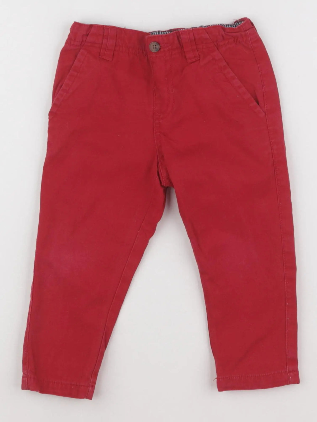 Boutchou - pantalon rouge - 18 mois