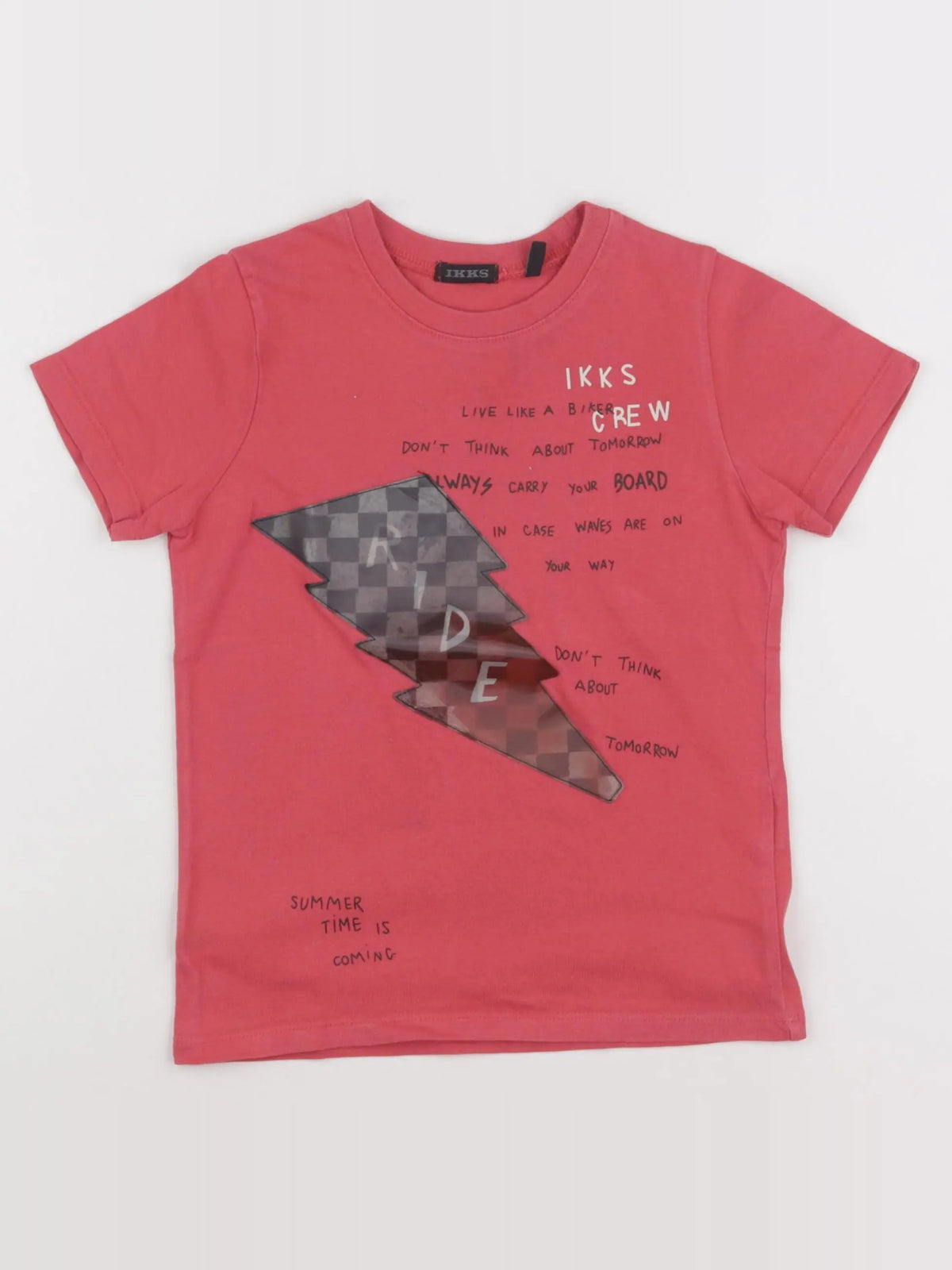 IKKS - tee-shirt rose - 4 ans