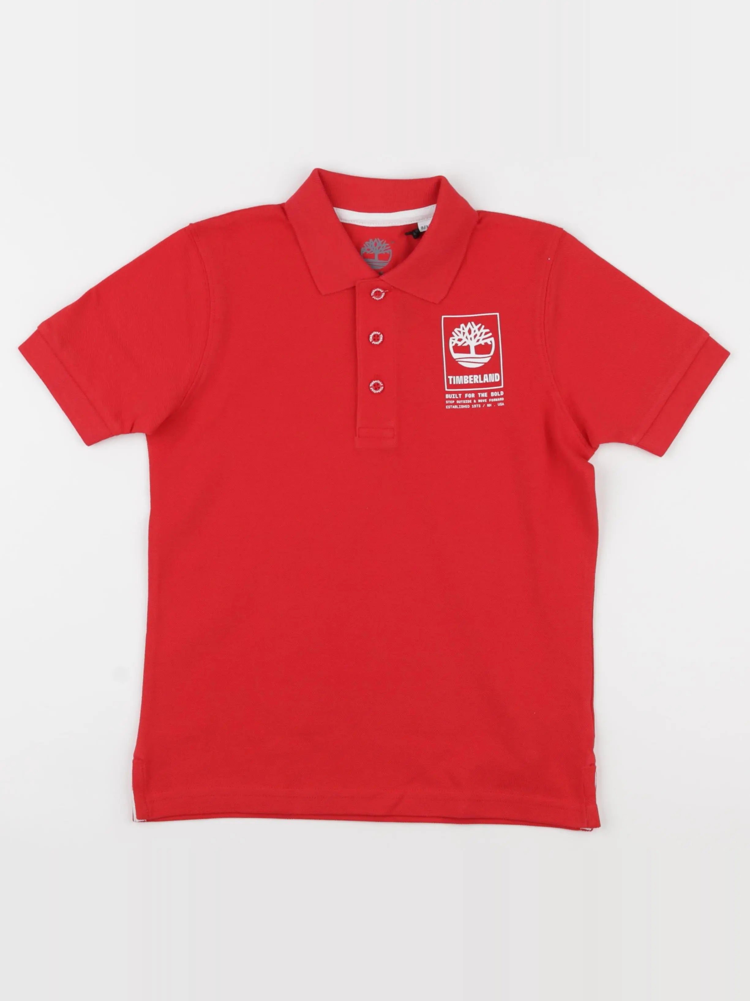 Timberland - polo rouge - 8 ans