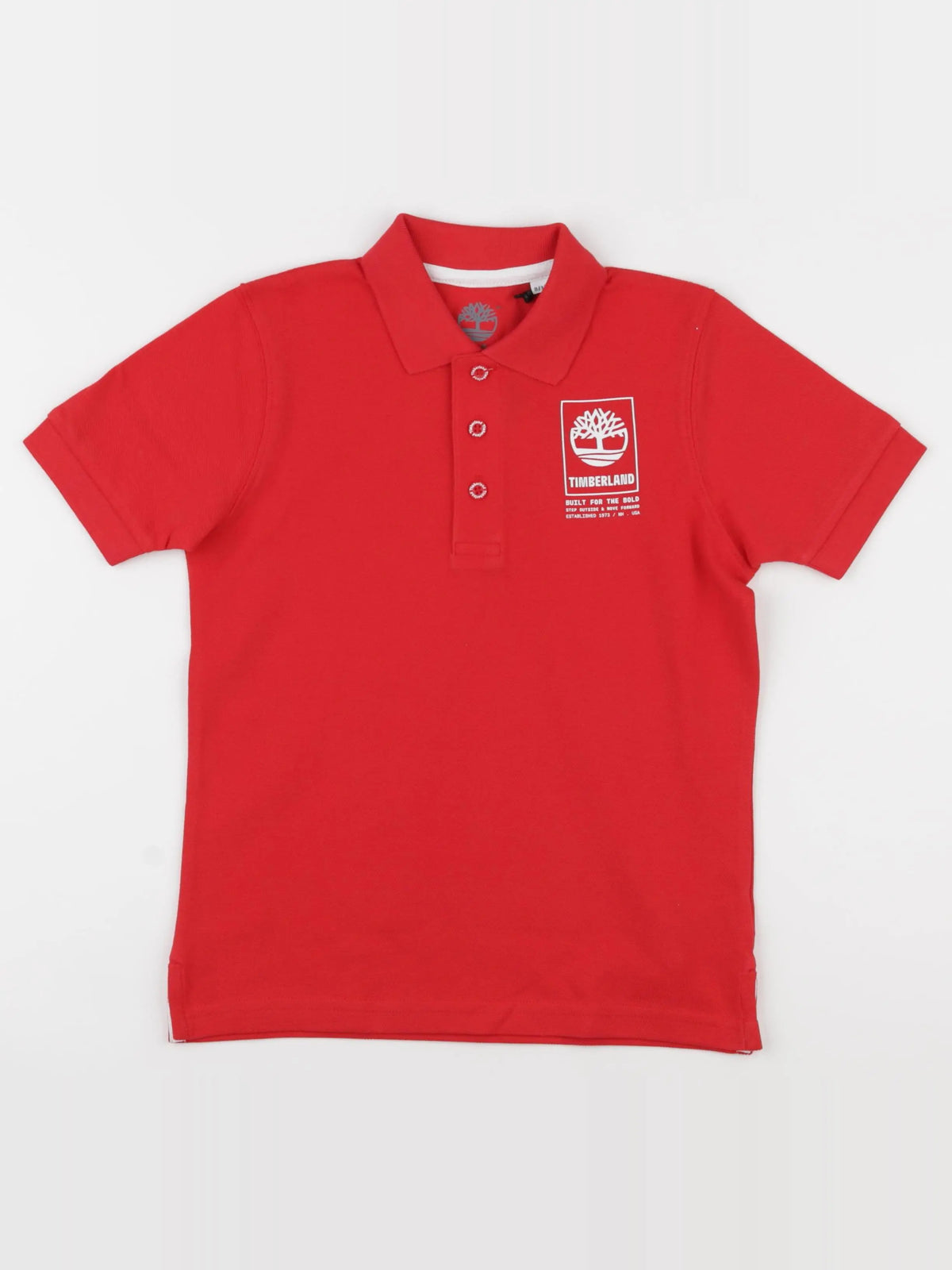 Timberland - polo rouge - 8 ans