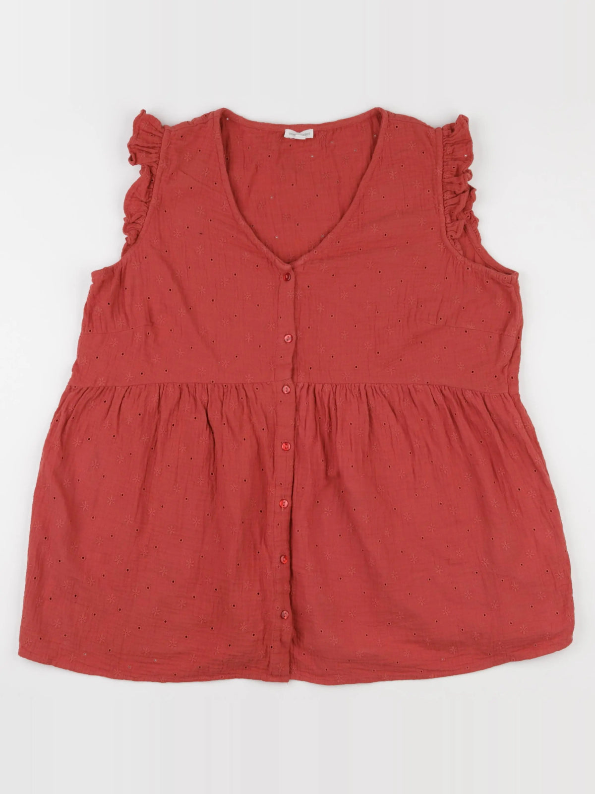 Vertbaudet - blouse grossesse rouge - 46