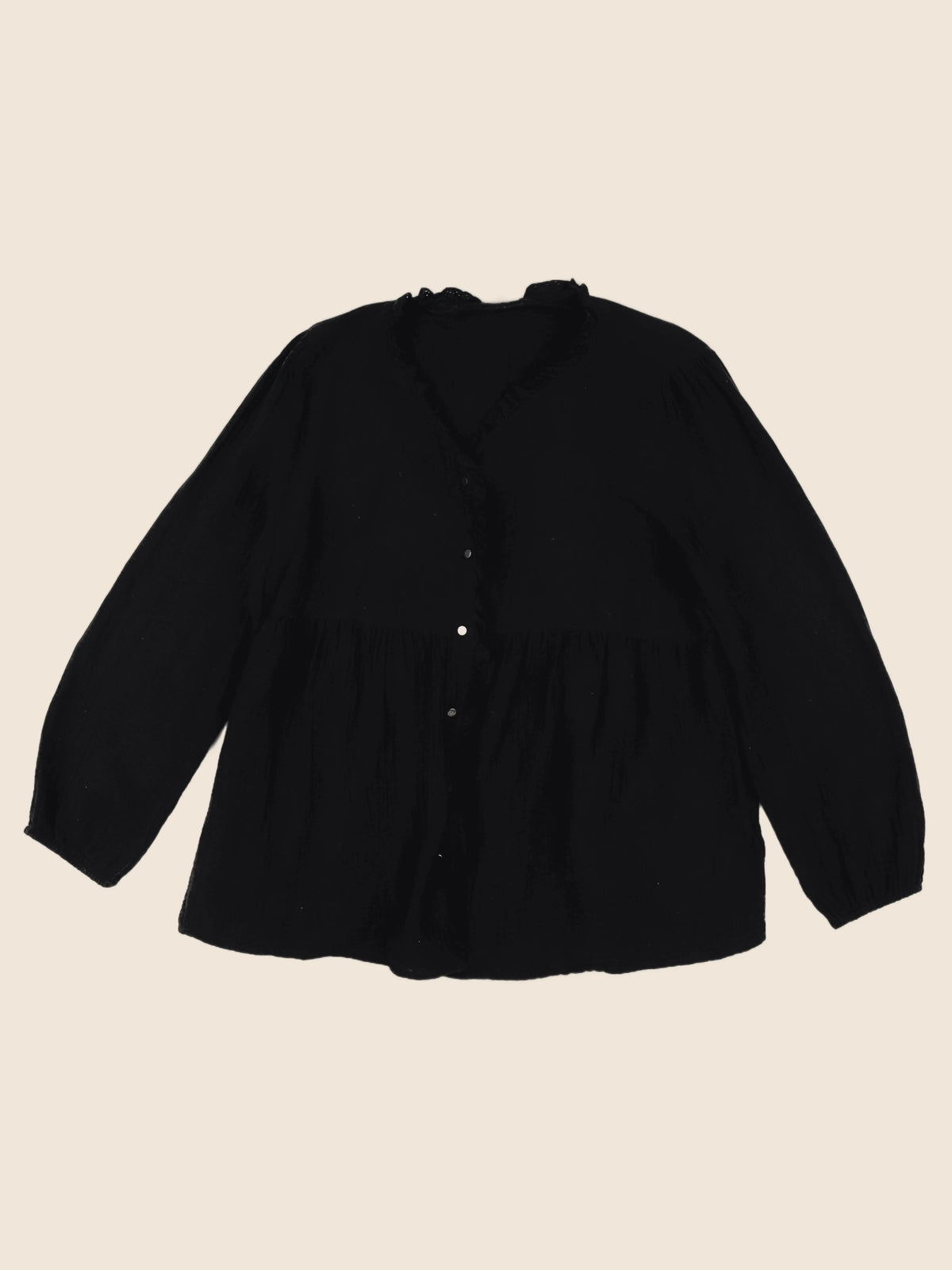 Vertbaudet - blouse grossesse noir - 48