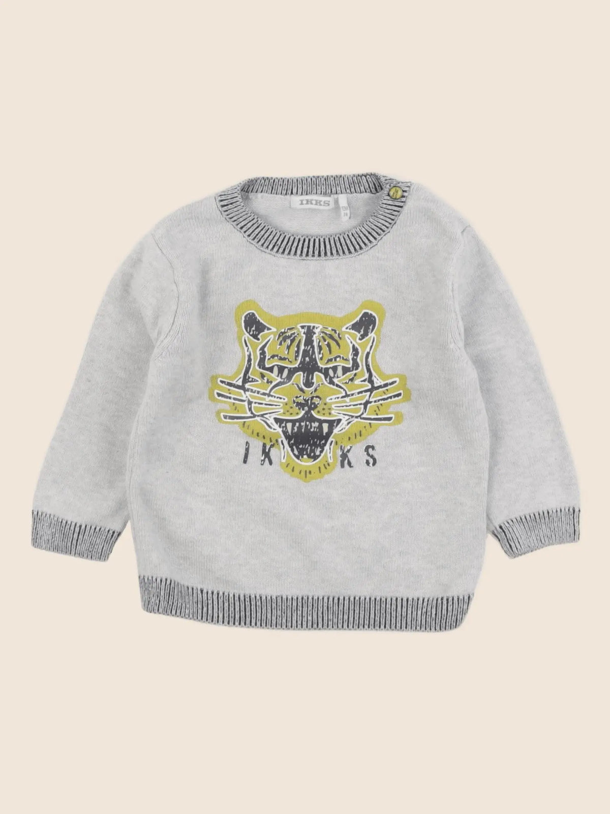 IKKS - pull gris - 12 mois