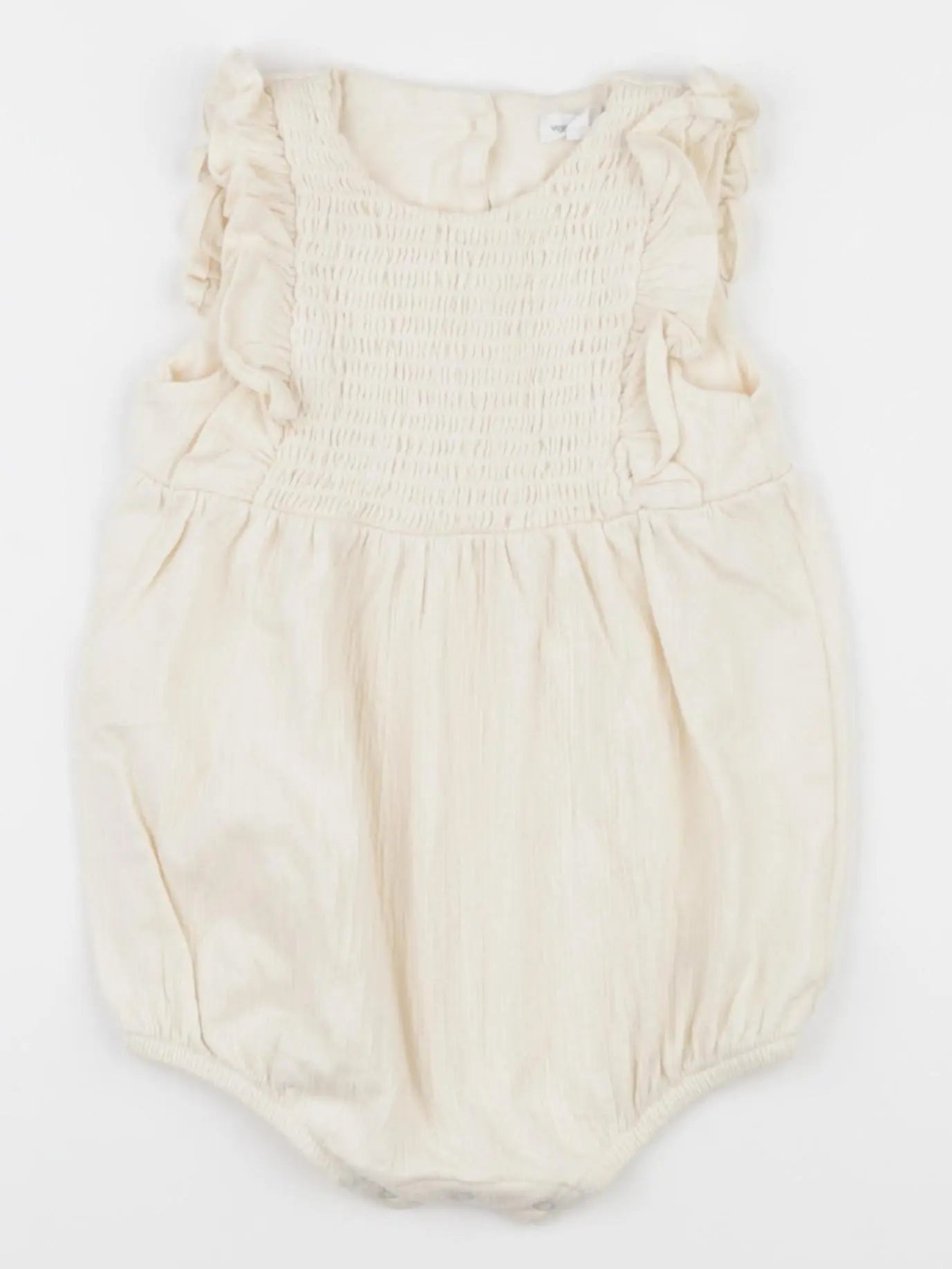 Vertbaudet - combinaison beige - 12 mois