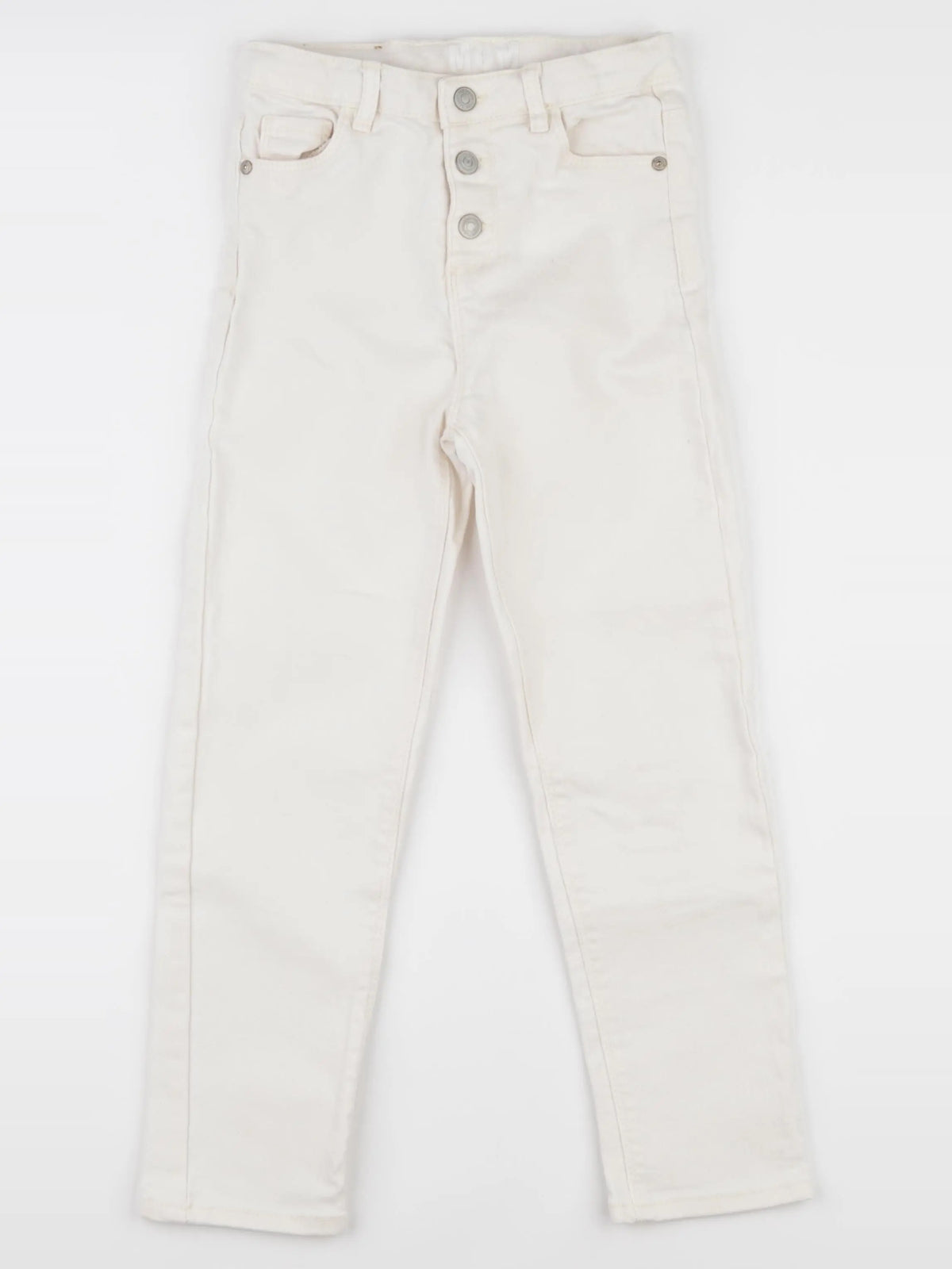 Vertbaudet - jean beige - 8 ans