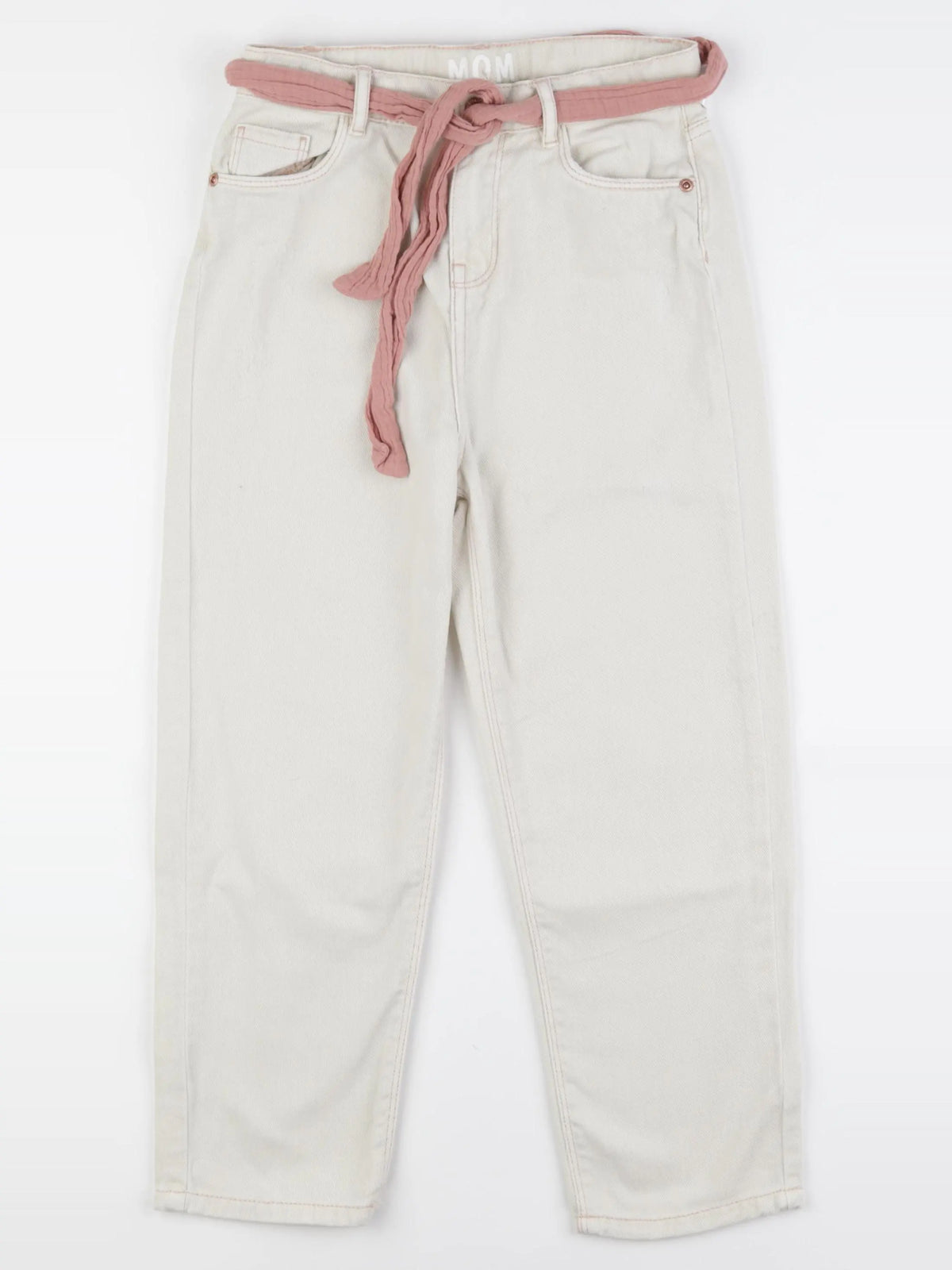 Vertbaudet - pantalon beige - 9 ans