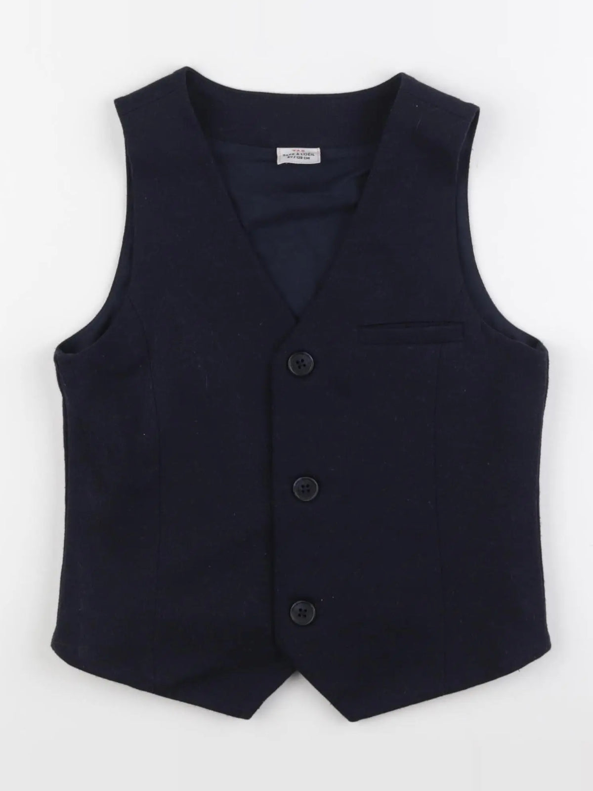 Tape à l'oeil - gilet bleu - 8 ans