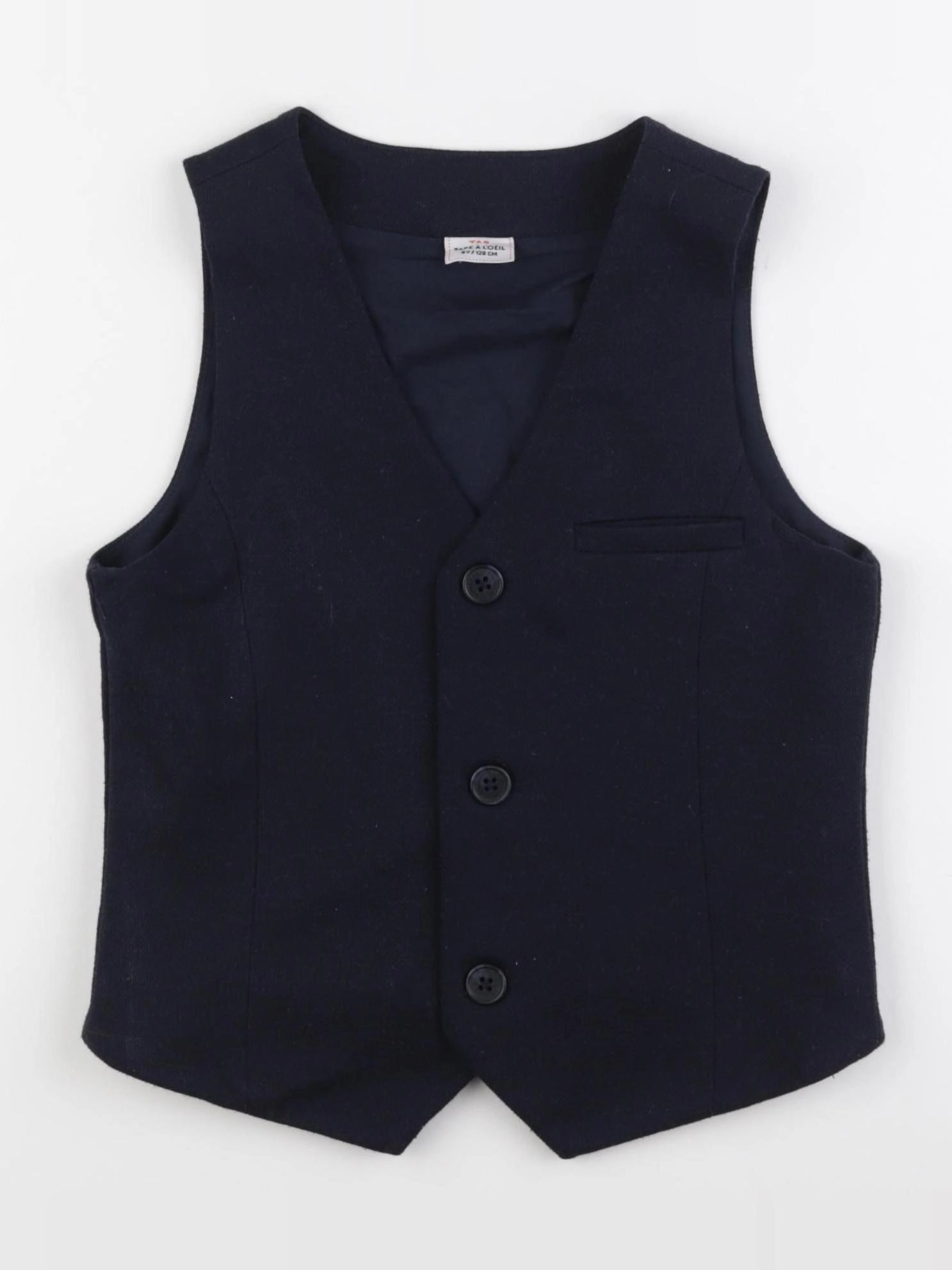 Tape à l'oeil - gilet bleu - 8 ans