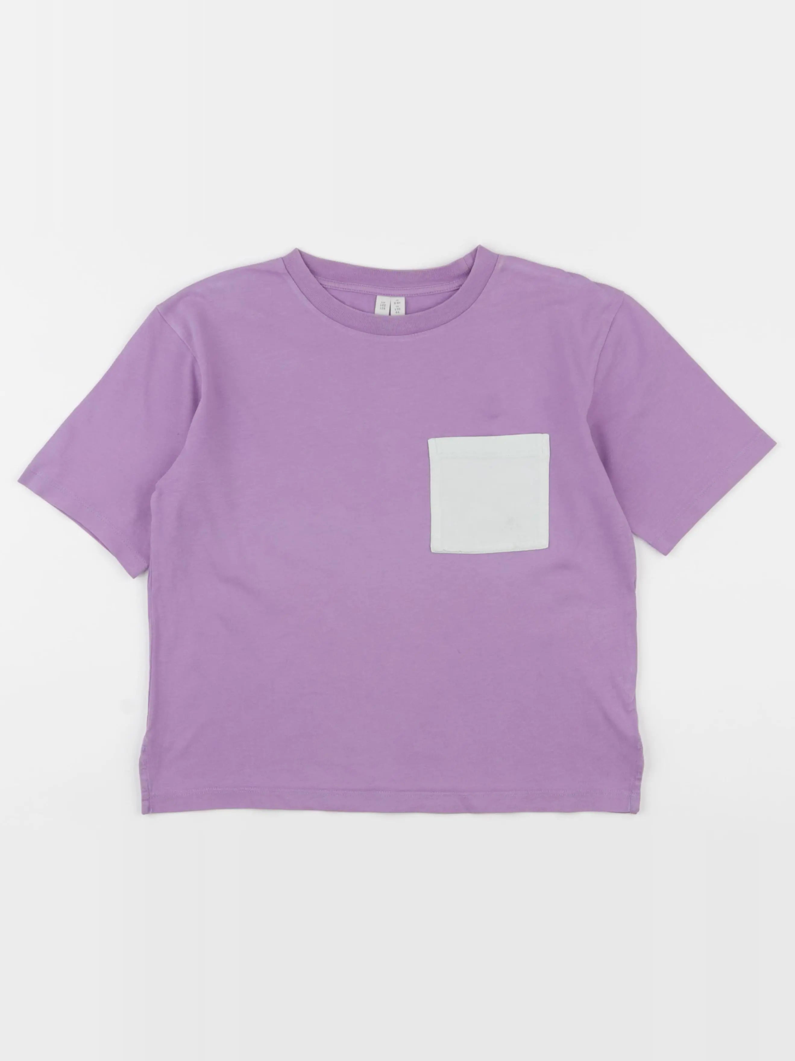 Arket - tee-shirt violet - 6/8 ans