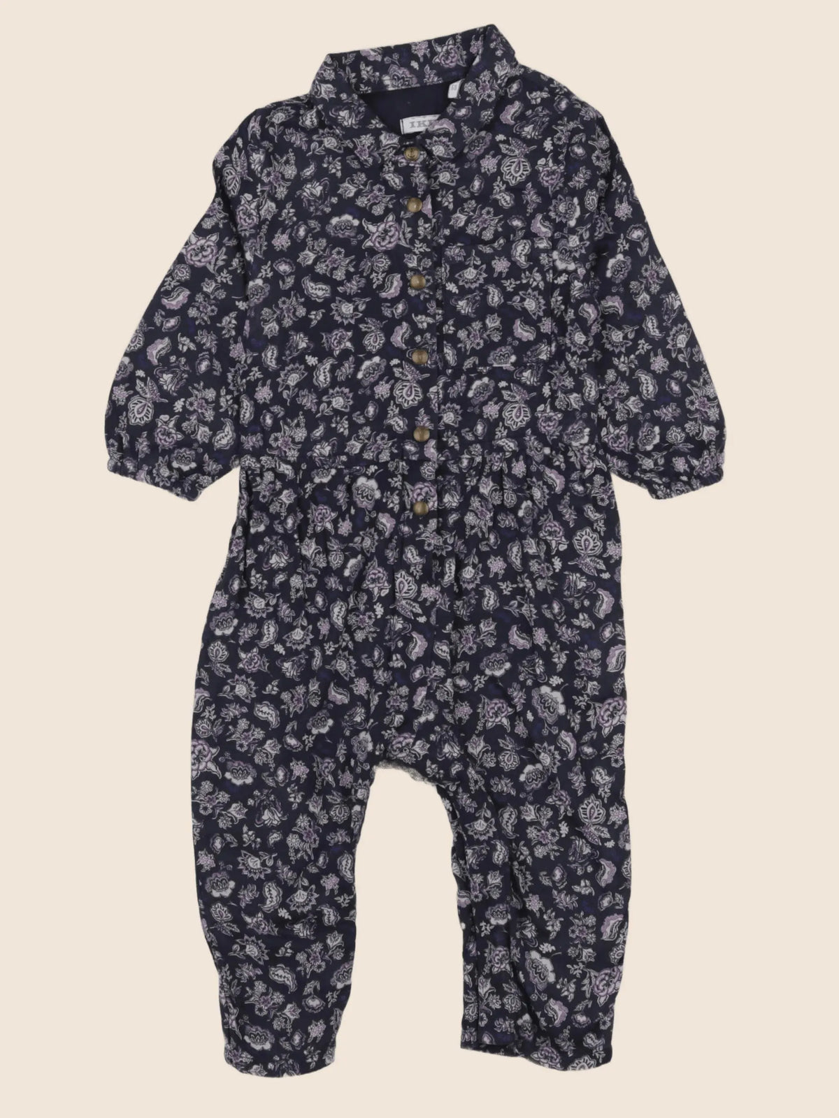 IKKS - combinaison bleu, violet - 6 mois
