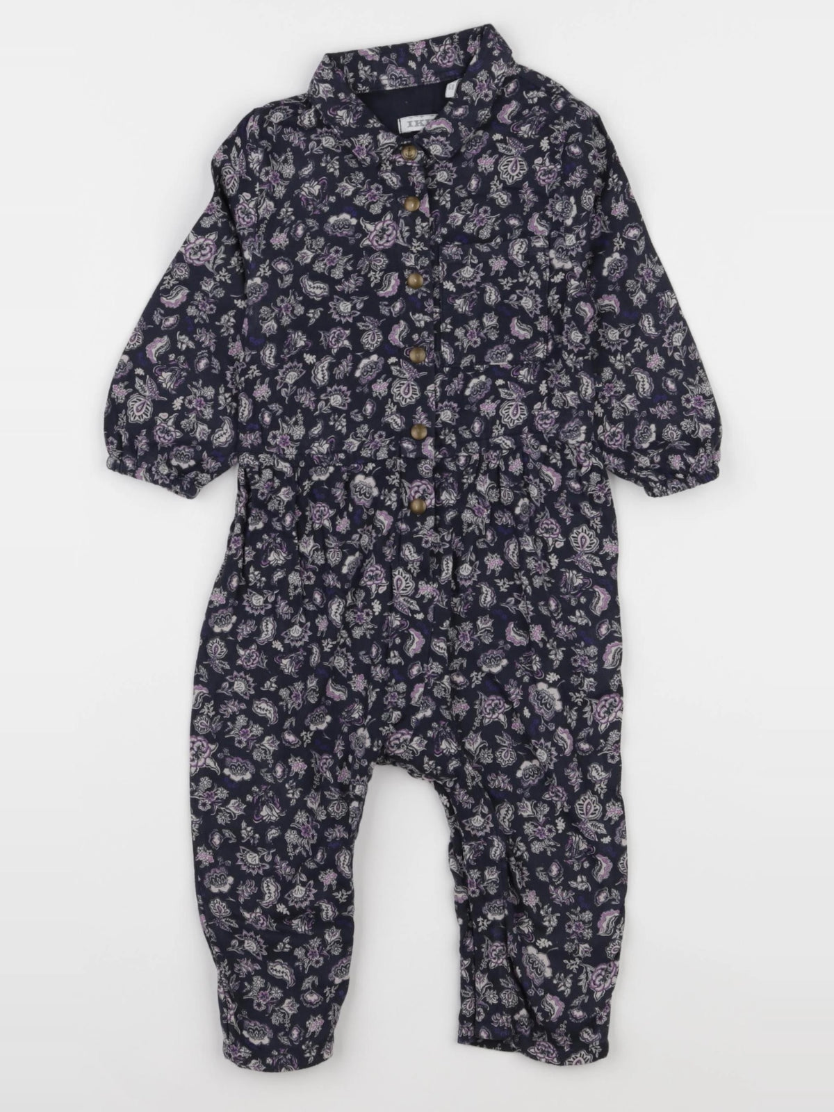 IKKS - combinaison bleu, violet - 6 mois
