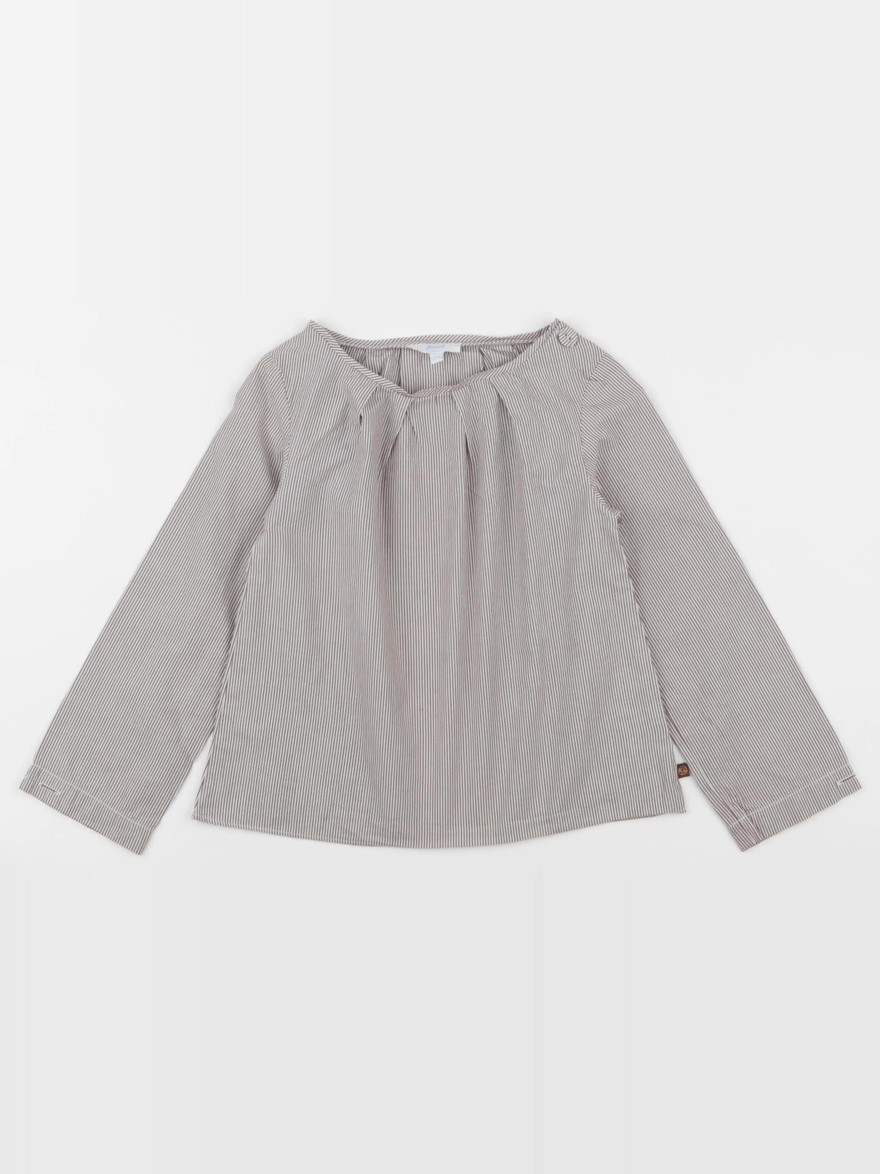 Jacadi - blouse gris - 6 ans