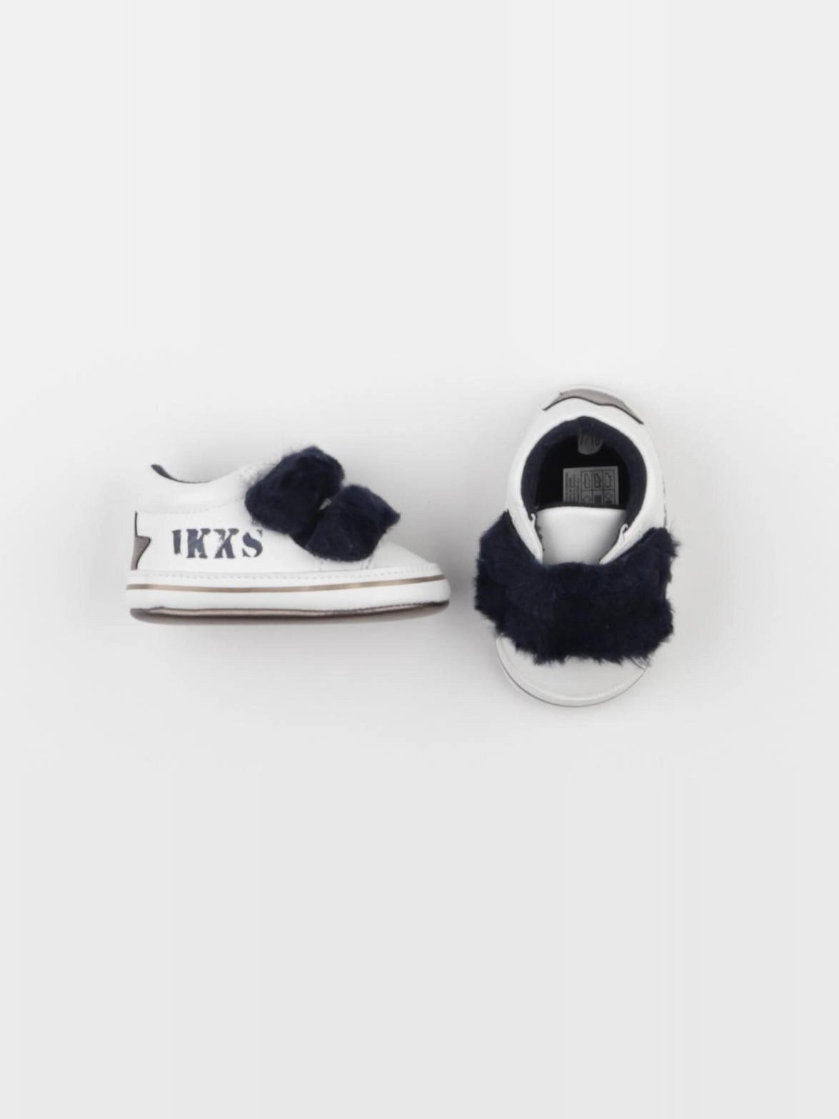 IKKS - chaussons blanc, noir - pointure 17/18