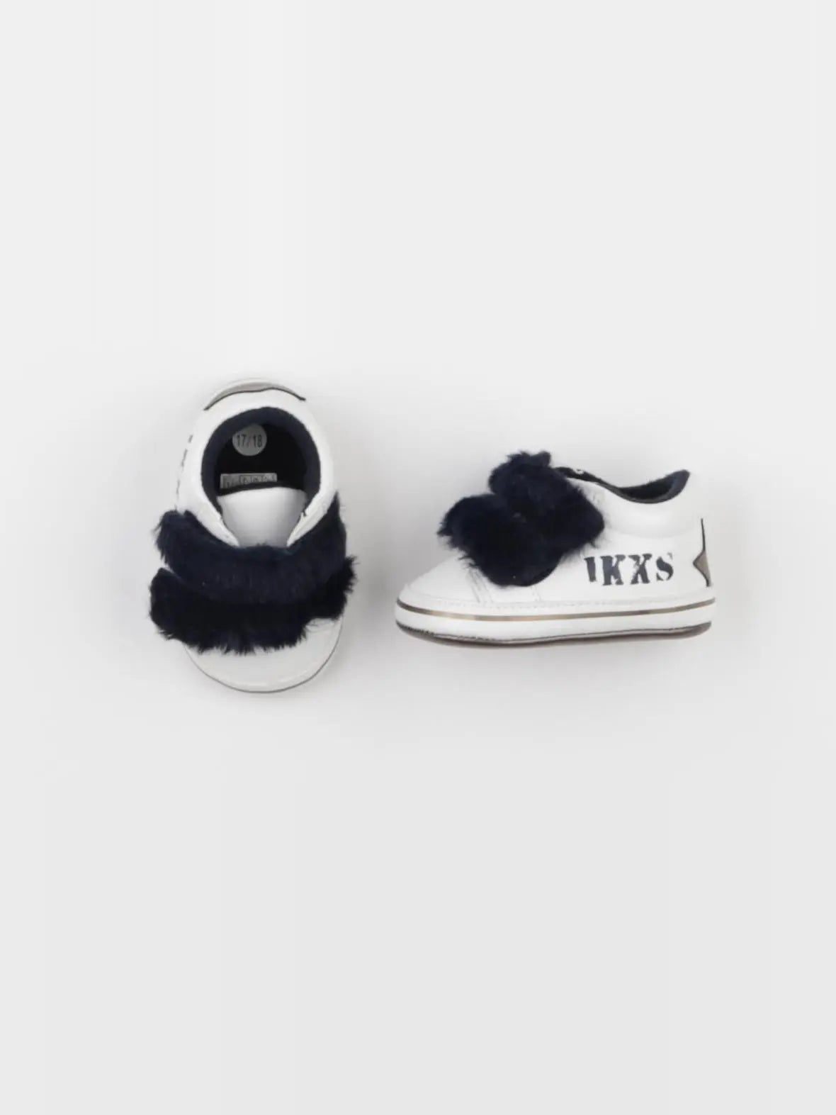 IKKS - chaussons blanc, noir - pointure 17/18