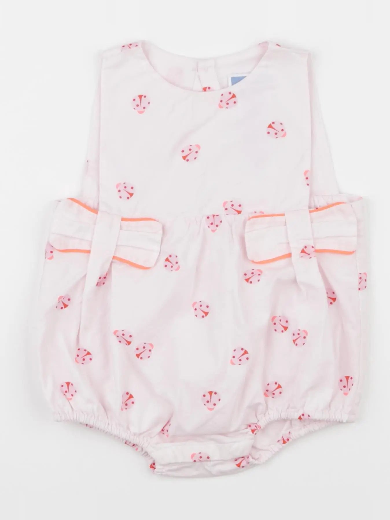 Jacadi - combinaison coton rose - 6 mois