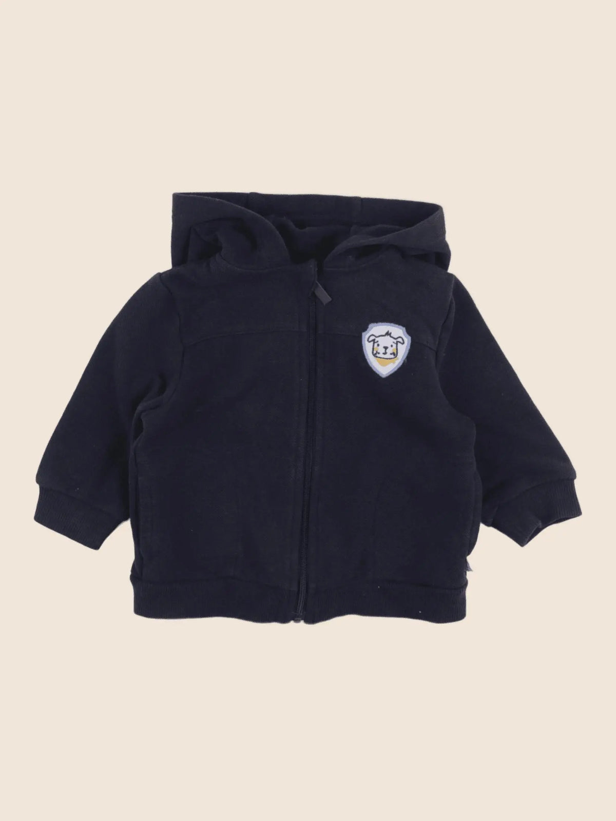 Carrément Beau - sweat bleu - 6 mois