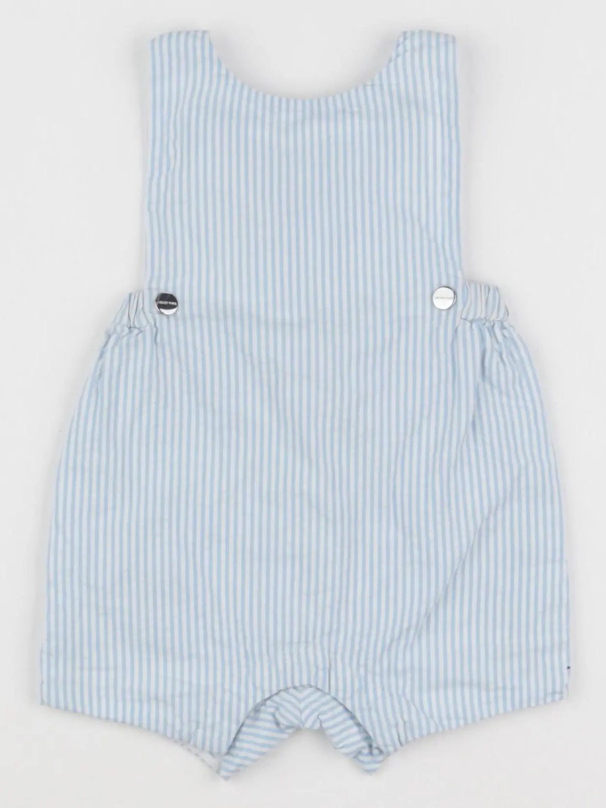 Jacadi - combinaison bleu, blanc - 6 mois