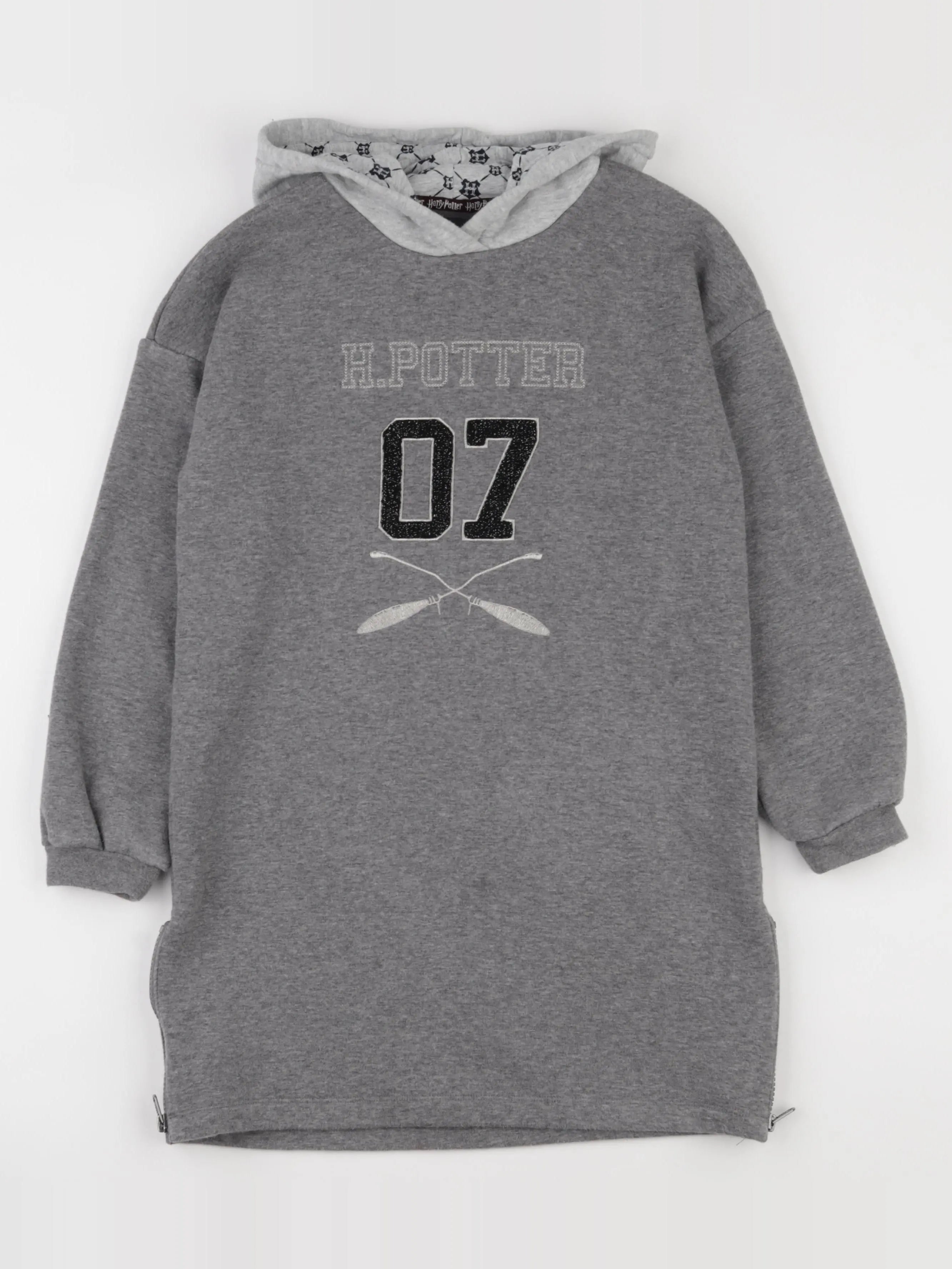IKKS - robe gris - 10 ans