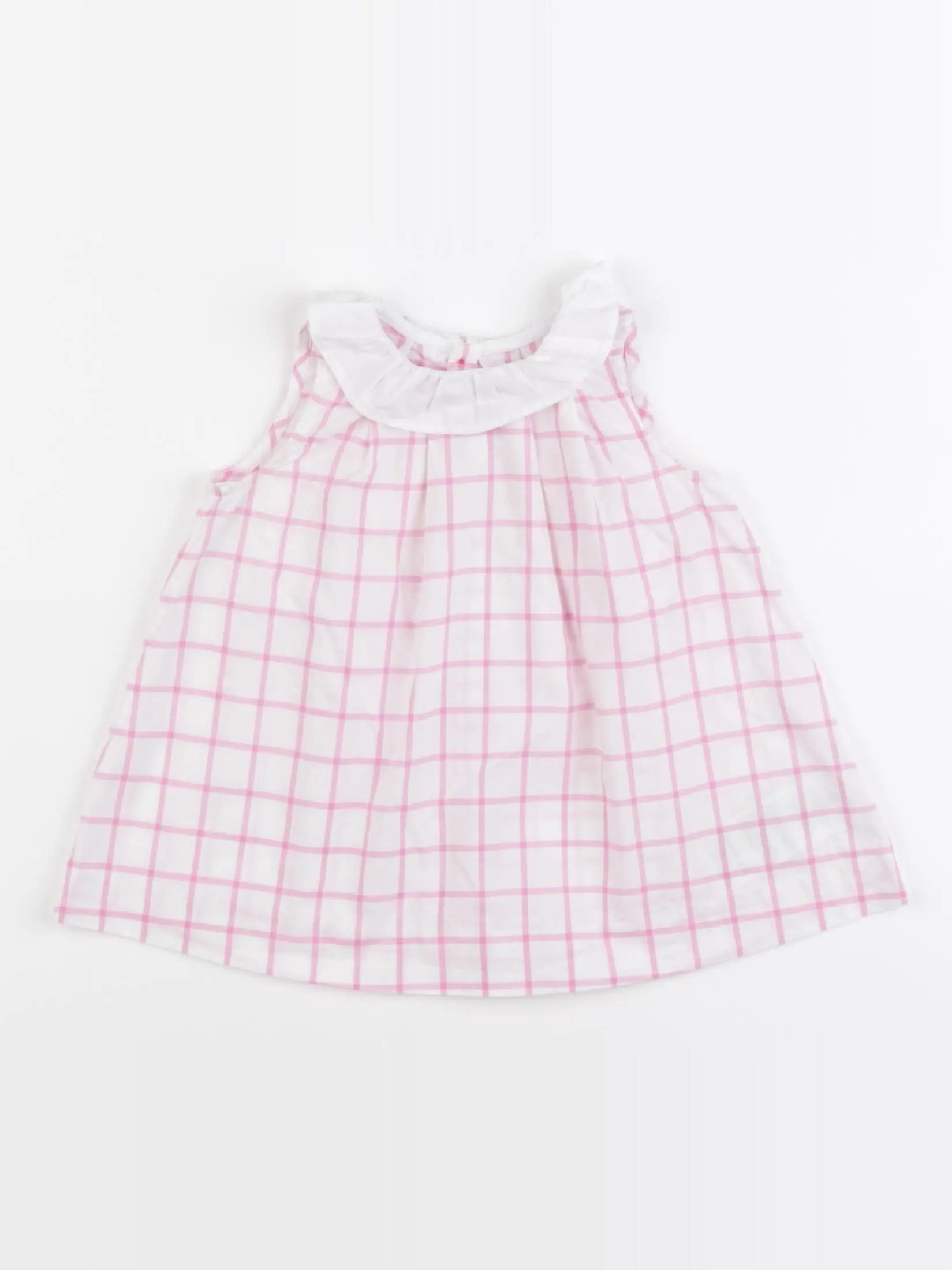 Jacadi - robe blanc, rose - 3 mois