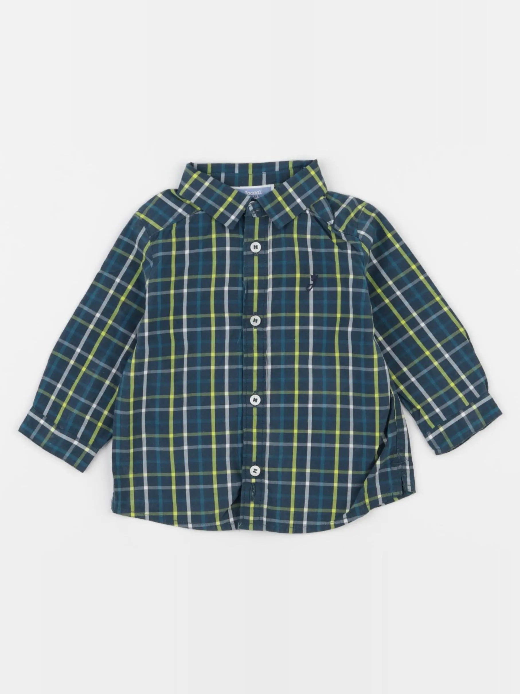 Jacadi - chemise vert - 6 mois
